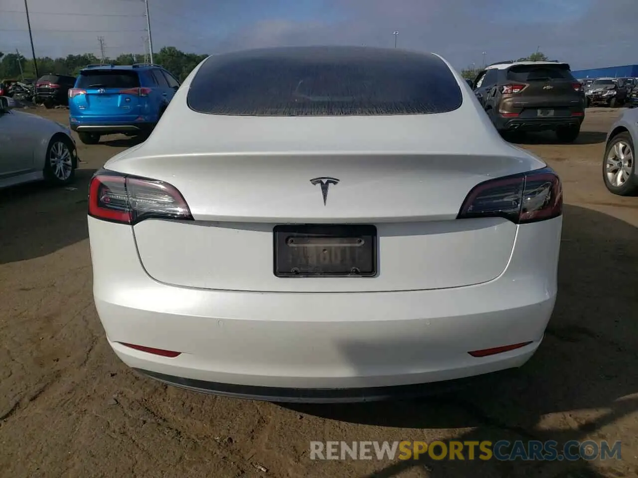 6 Photograph of a damaged car 5YJ3E1EA3MF024595 TESLA MODEL 3 2021