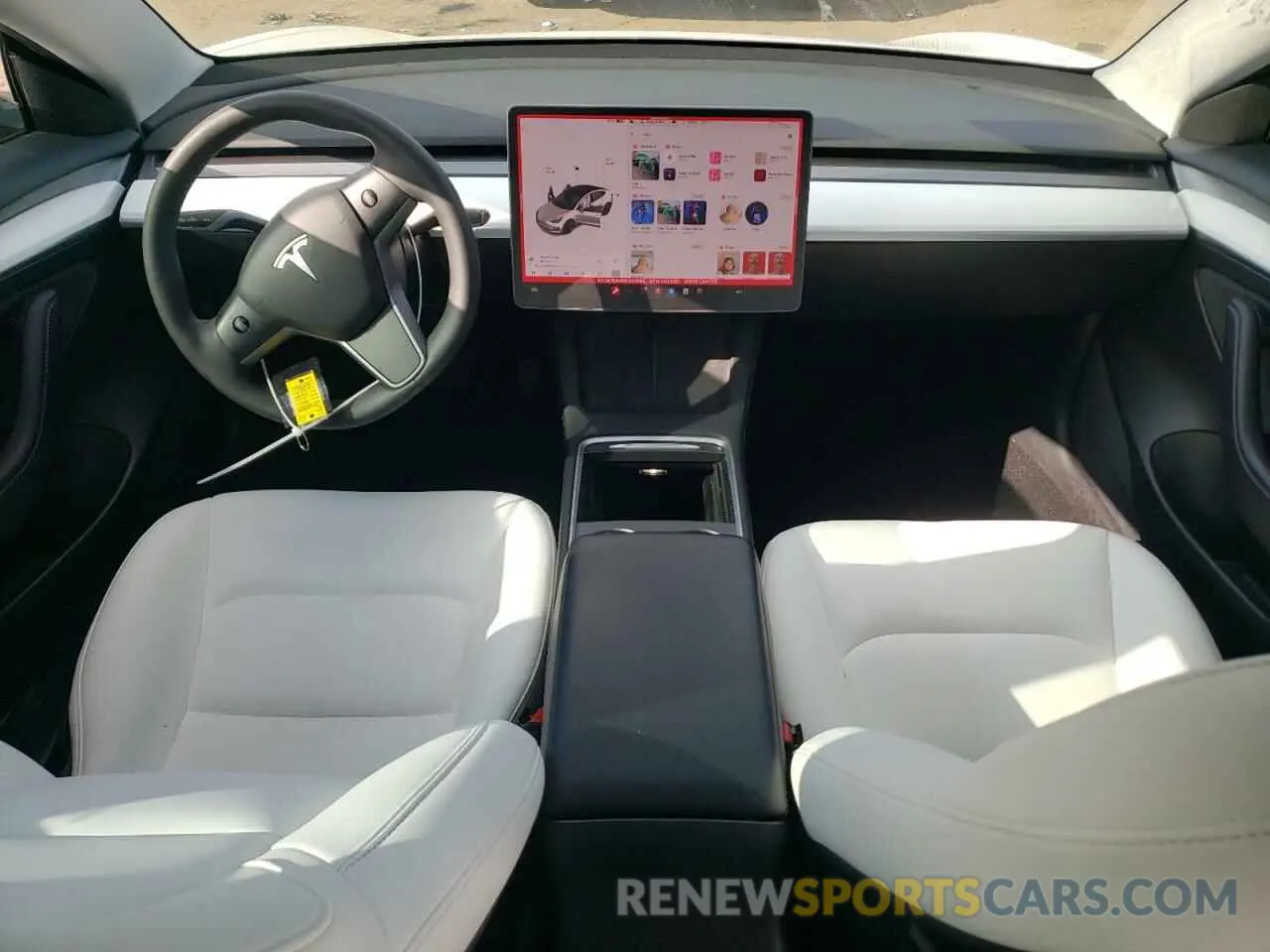 8 Photograph of a damaged car 5YJ3E1EA3MF024595 TESLA MODEL 3 2021