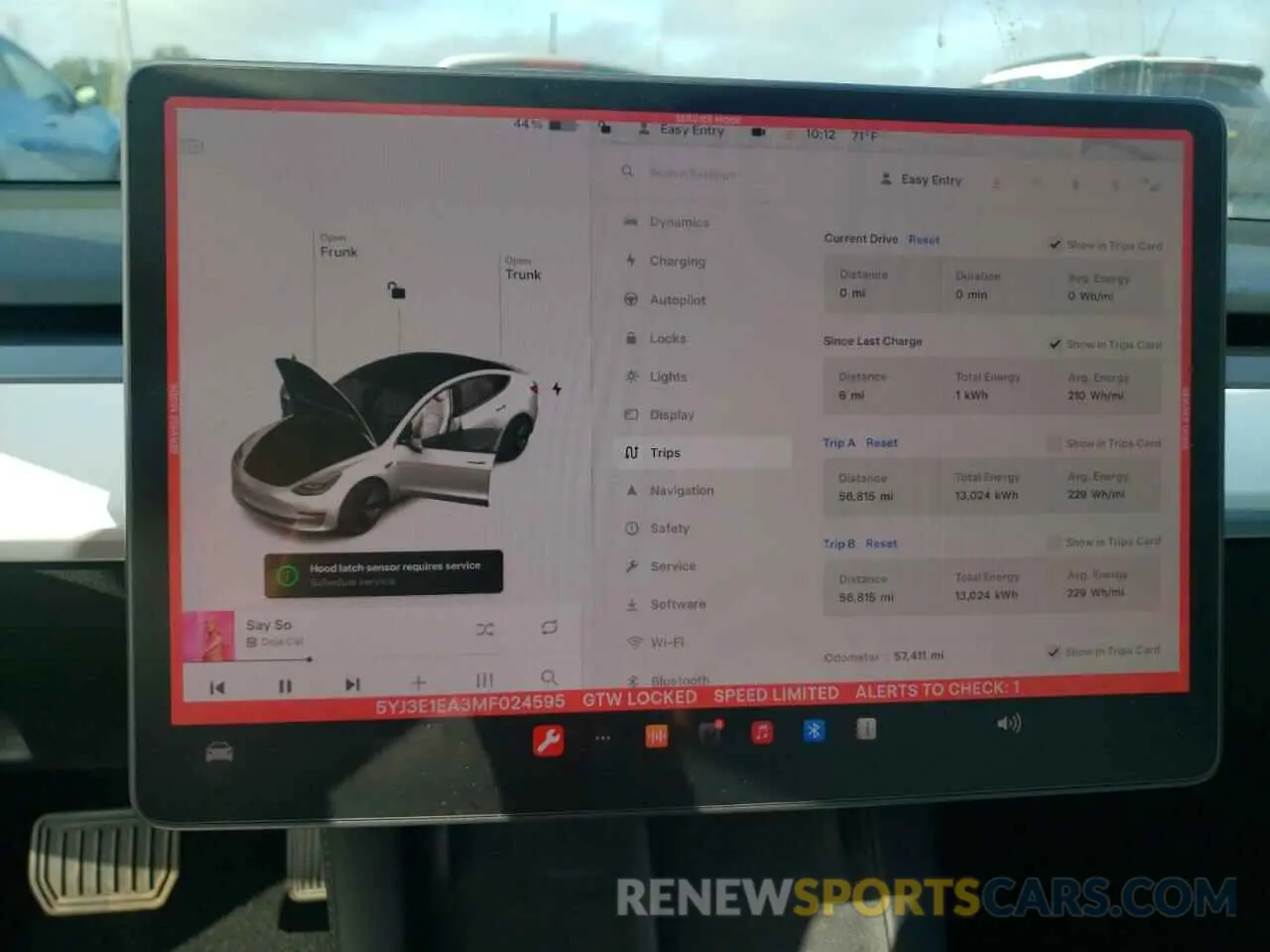 9 Photograph of a damaged car 5YJ3E1EA3MF024595 TESLA MODEL 3 2021
