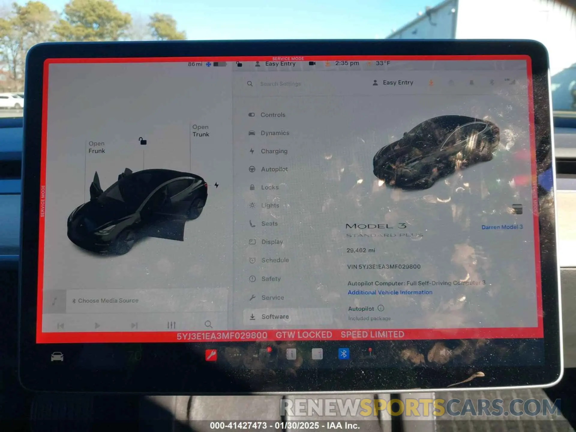 15 Фотография поврежденного автомобиля 5YJ3E1EA3MF029800 TESLA MODEL 3 2021