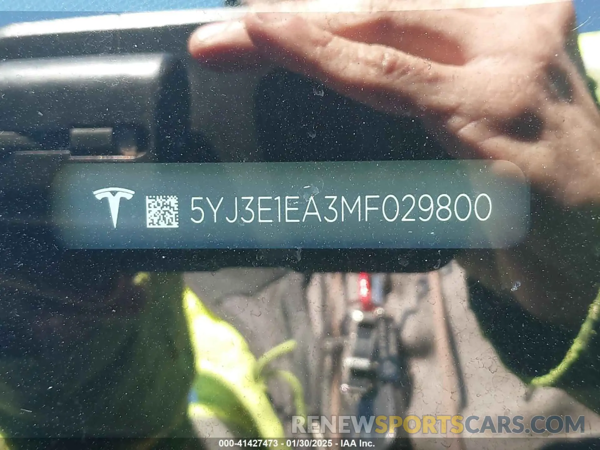 19 Фотография поврежденного автомобиля 5YJ3E1EA3MF029800 TESLA MODEL 3 2021