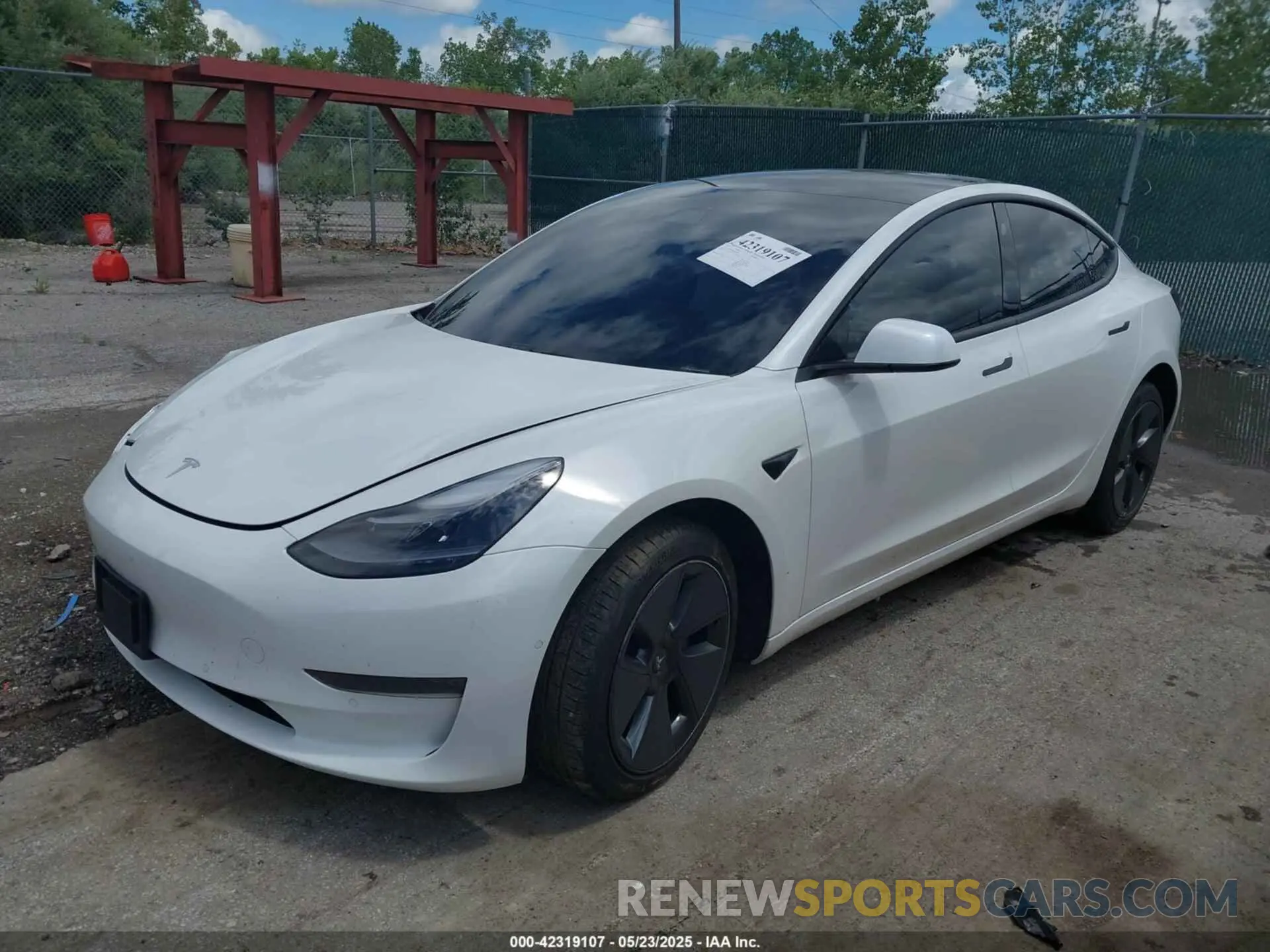2 Photograph of a damaged car 5YJ3E1EA3MF060027 TESLA MODEL 3 2021