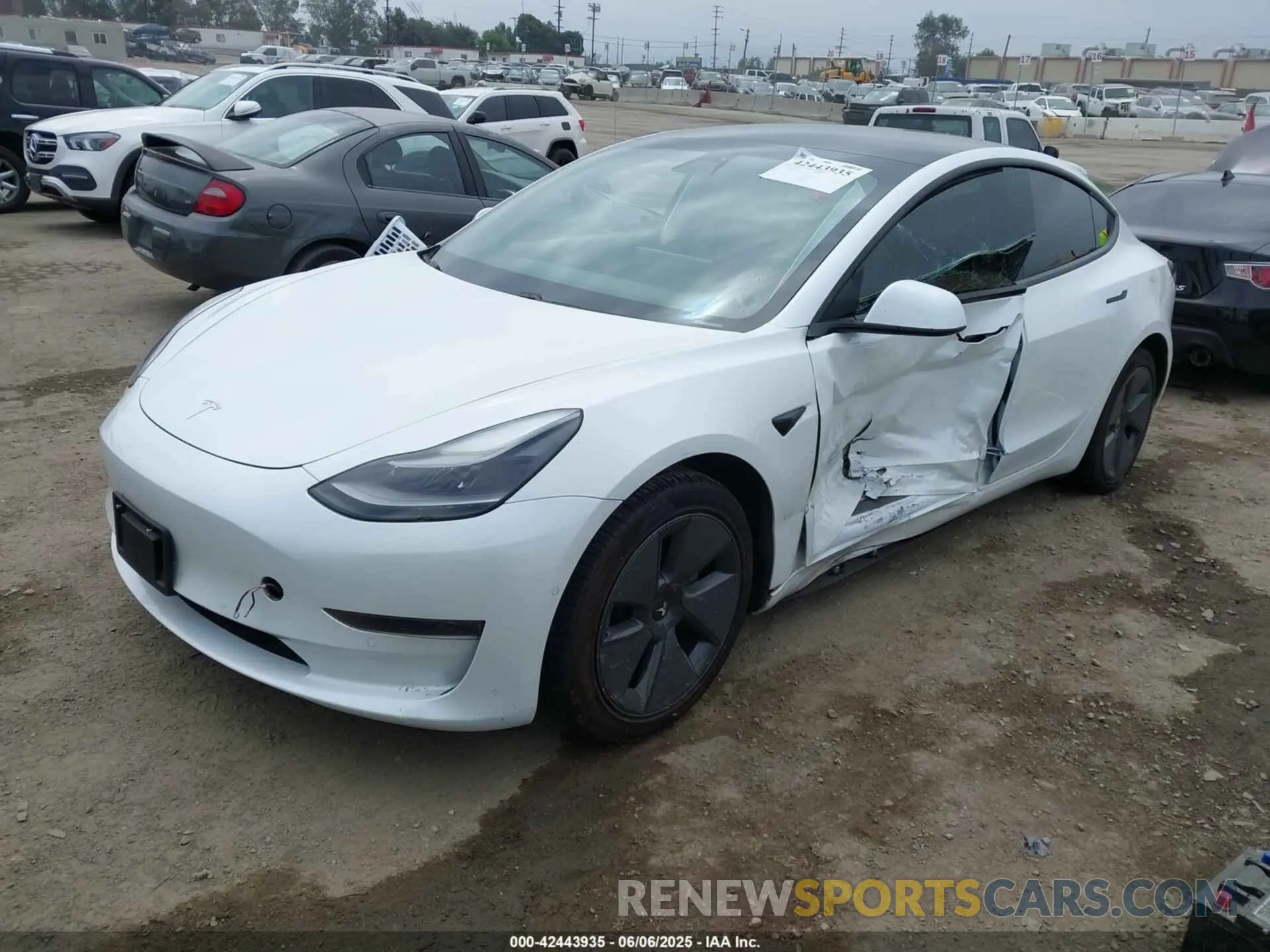 2 Фотография поврежденного автомобиля 5YJ3E1EA3MF072520 TESLA MODEL 3 2021