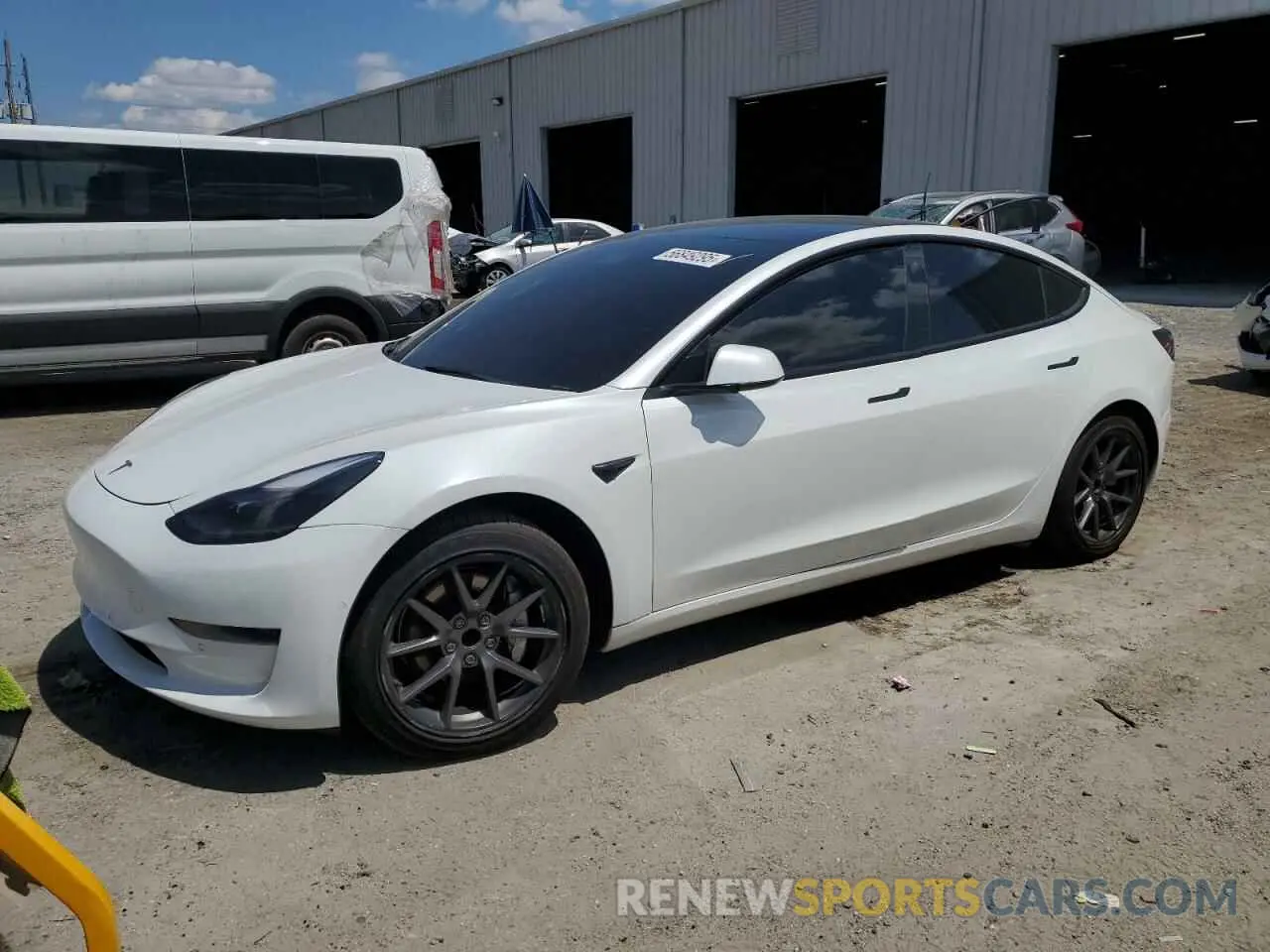 1 Фотография поврежденного автомобиля 5YJ3E1EA3MF085641 TESLA MODEL 3 2021
