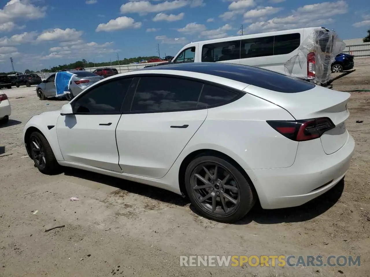 2 Фотография поврежденного автомобиля 5YJ3E1EA3MF085641 TESLA MODEL 3 2021