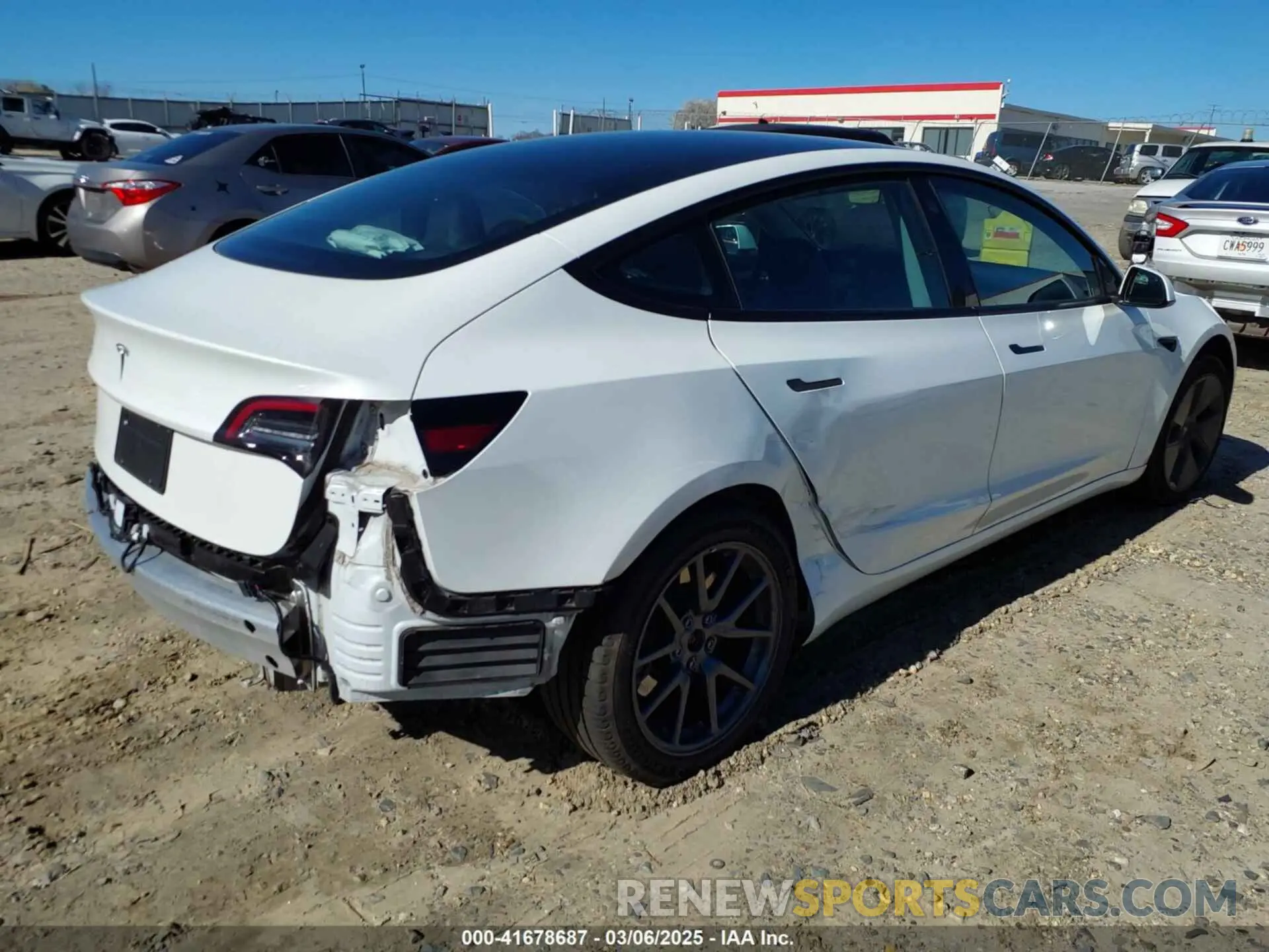4 Фотография поврежденного автомобиля 5YJ3E1EA3MF088667 TESLA MODEL 3 2021