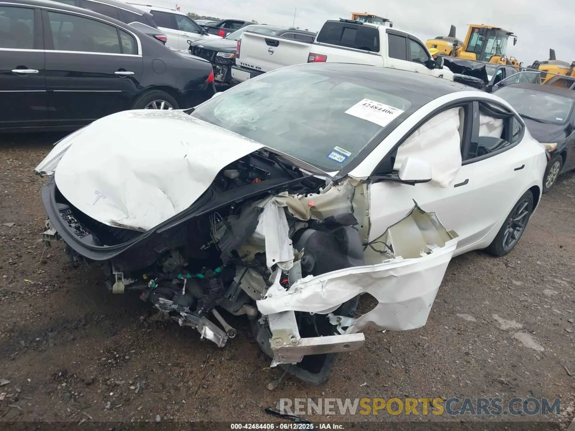 2 Фотография поврежденного автомобиля 5YJ3E1EA3MF090368 TESLA MODEL 3 2021