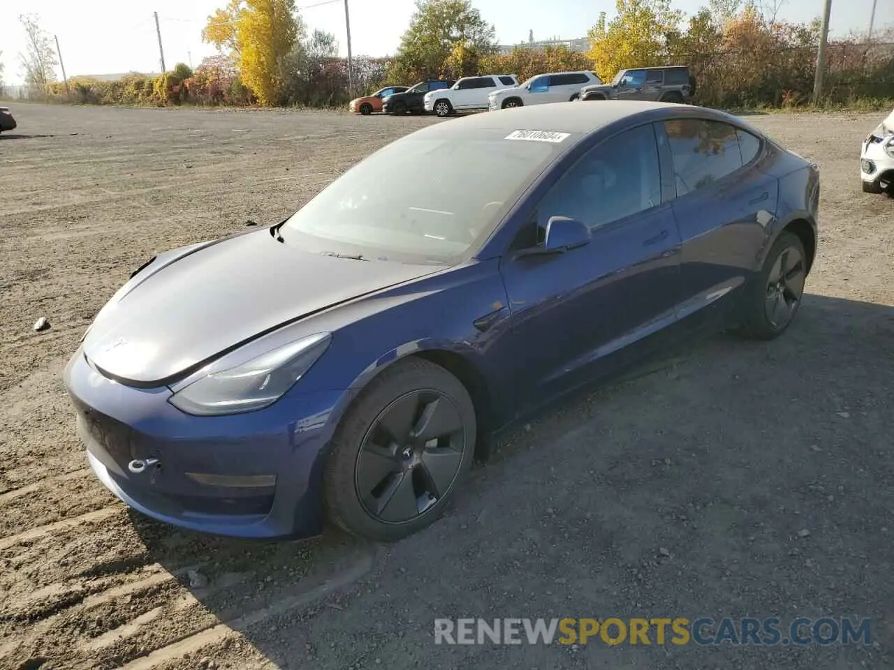 1 Фотография поврежденного автомобиля 5YJ3E1EA3MF090466 TESLA MODEL 3 2021