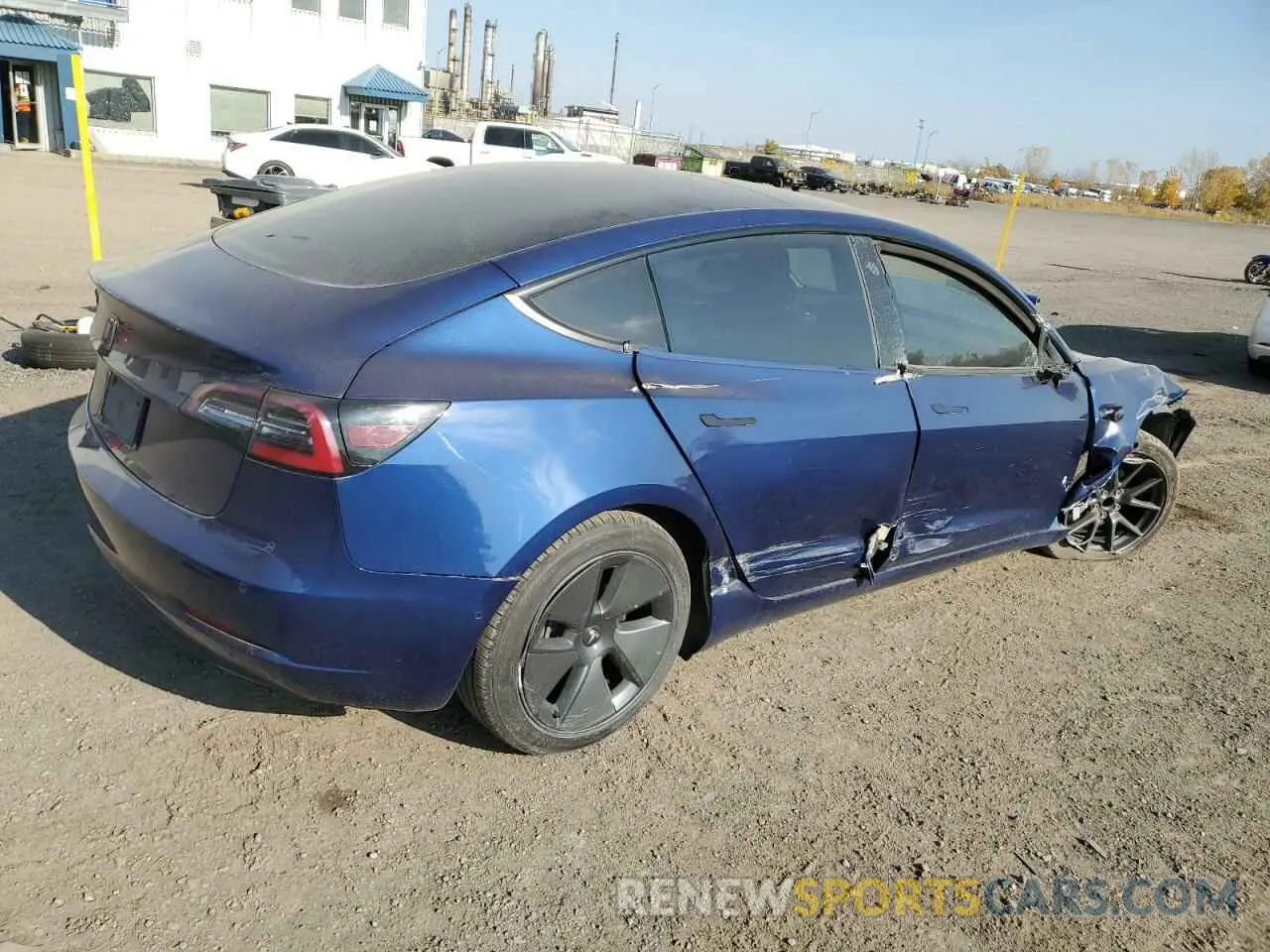 3 Фотография поврежденного автомобиля 5YJ3E1EA3MF090466 TESLA MODEL 3 2021