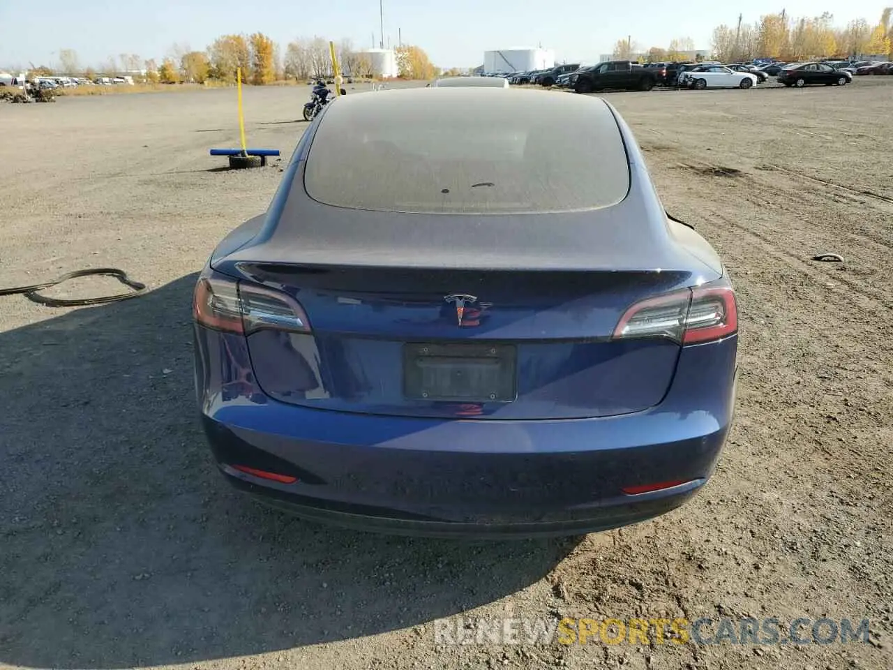 6 Фотография поврежденного автомобиля 5YJ3E1EA3MF090466 TESLA MODEL 3 2021