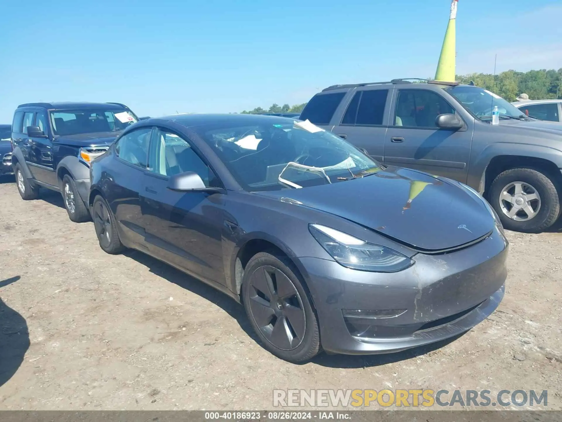 1 Photograph of a damaged car 5YJ3E1EA3MF857605 TESLA MODEL 3 2021