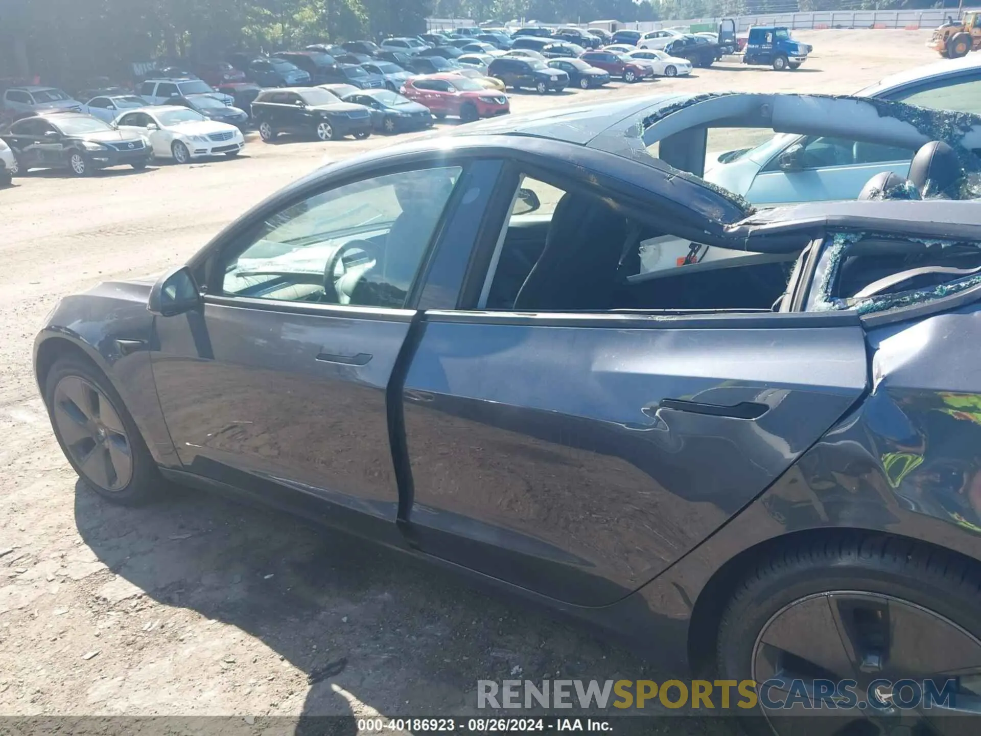 13 Photograph of a damaged car 5YJ3E1EA3MF857605 TESLA MODEL 3 2021