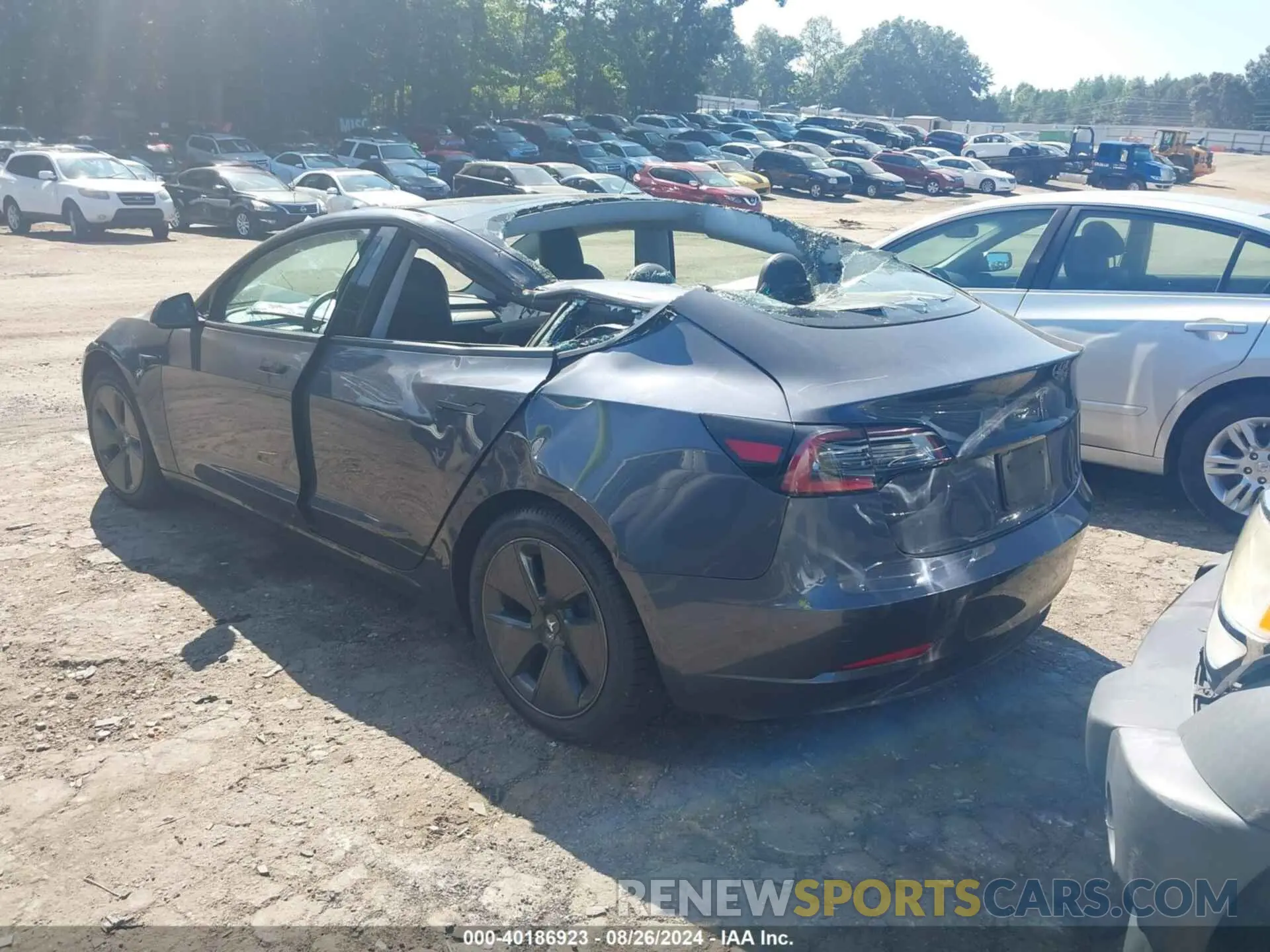 3 Photograph of a damaged car 5YJ3E1EA3MF857605 TESLA MODEL 3 2021