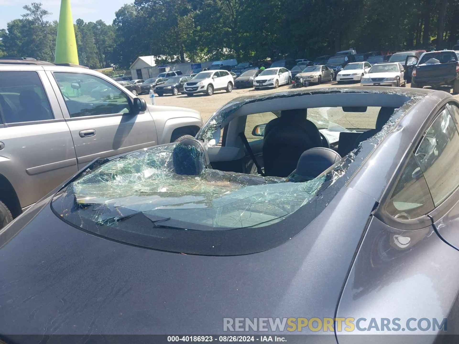 6 Photograph of a damaged car 5YJ3E1EA3MF857605 TESLA MODEL 3 2021
