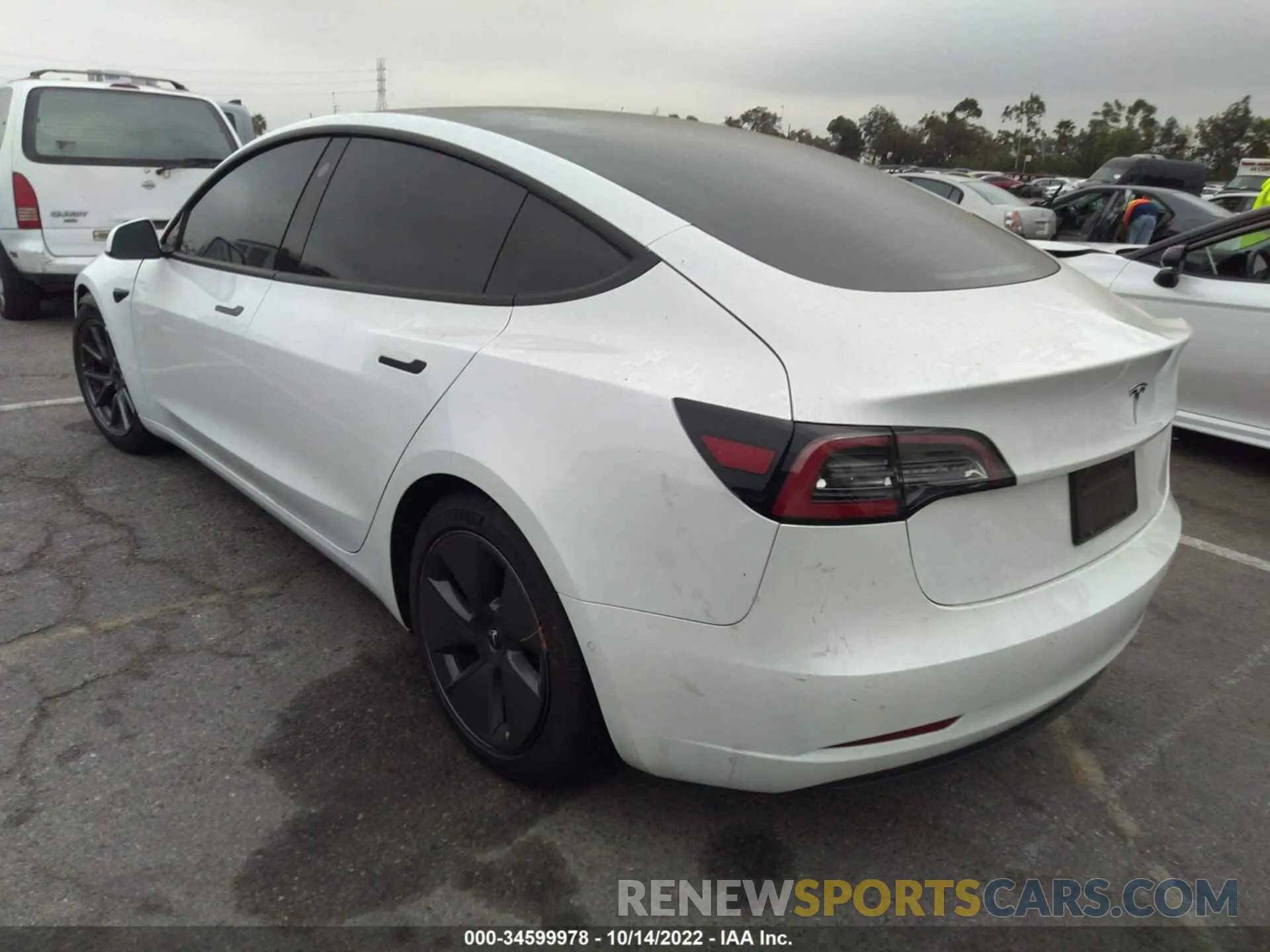 3 Photograph of a damaged car 5YJ3E1EA3MF867406 TESLA MODEL 3 2021