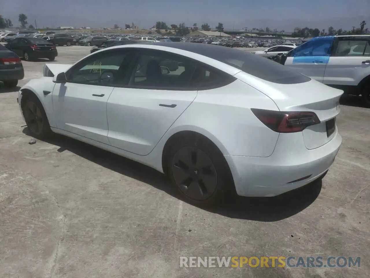 3 Photograph of a damaged car 5YJ3E1EA3MF871715 TESLA MODEL 3 2021
