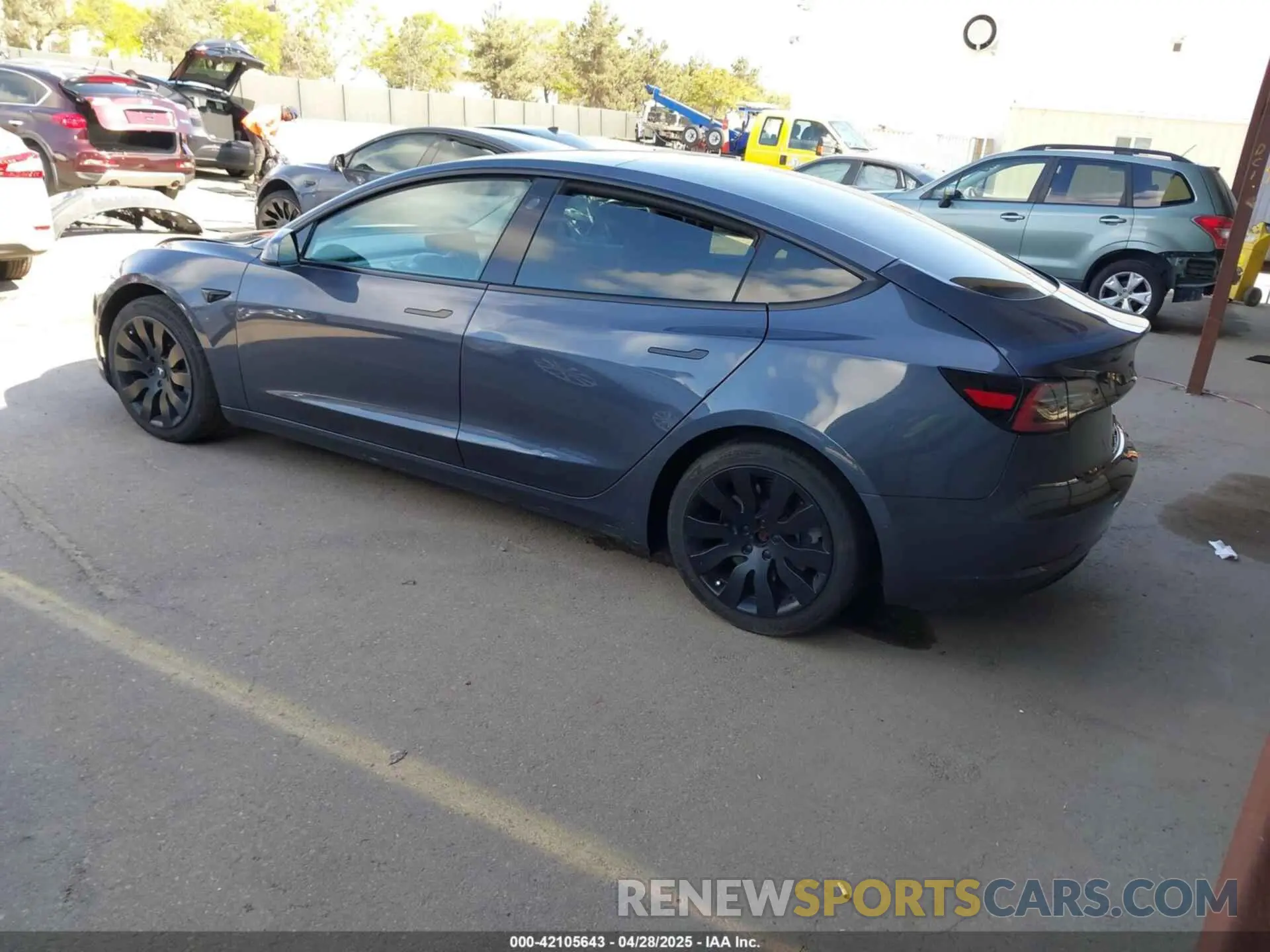 3 Photograph of a damaged car 5YJ3E1EA3MF877790 TESLA MODEL 3 2021