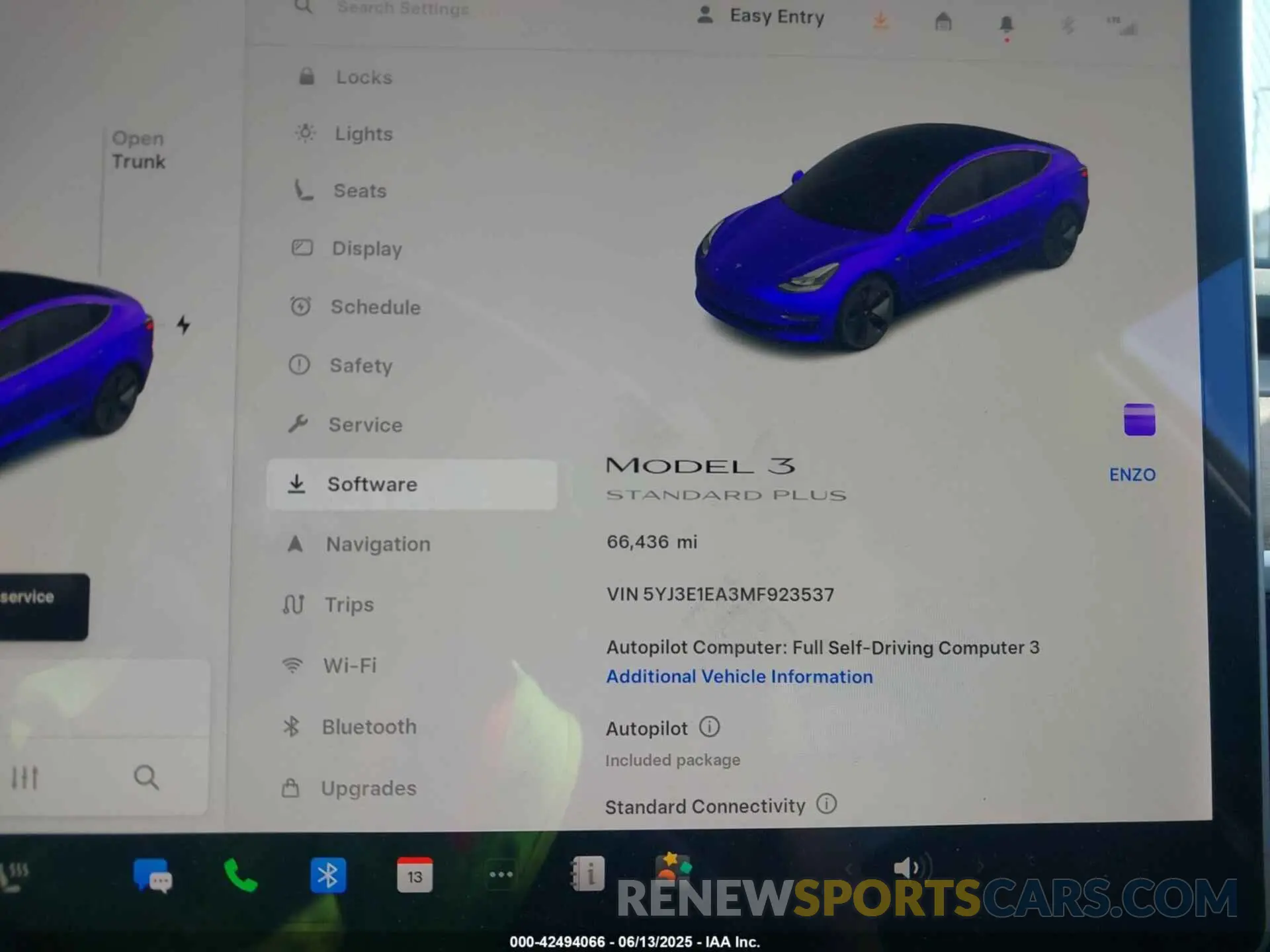 7 Photograph of a damaged car 5YJ3E1EA3MF923537 TESLA MODEL 3 2021
