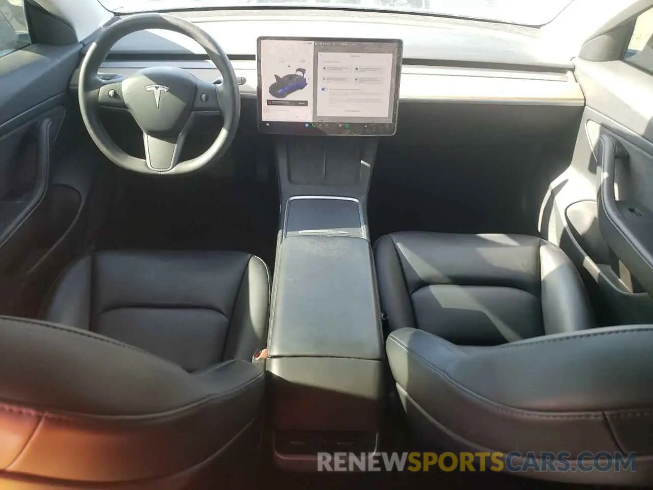 8 Photograph of a damaged car 5YJ3E1EA3MF940175 TESLA MODEL 3 2021