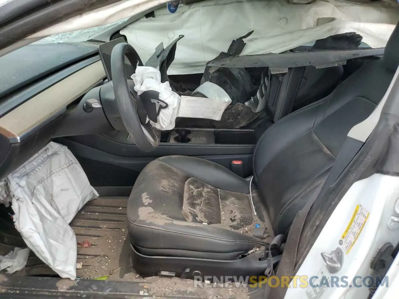 7 Фотография поврежденного автомобиля 5YJ3E1EA3MF976870 TESLA MODEL 3 2021