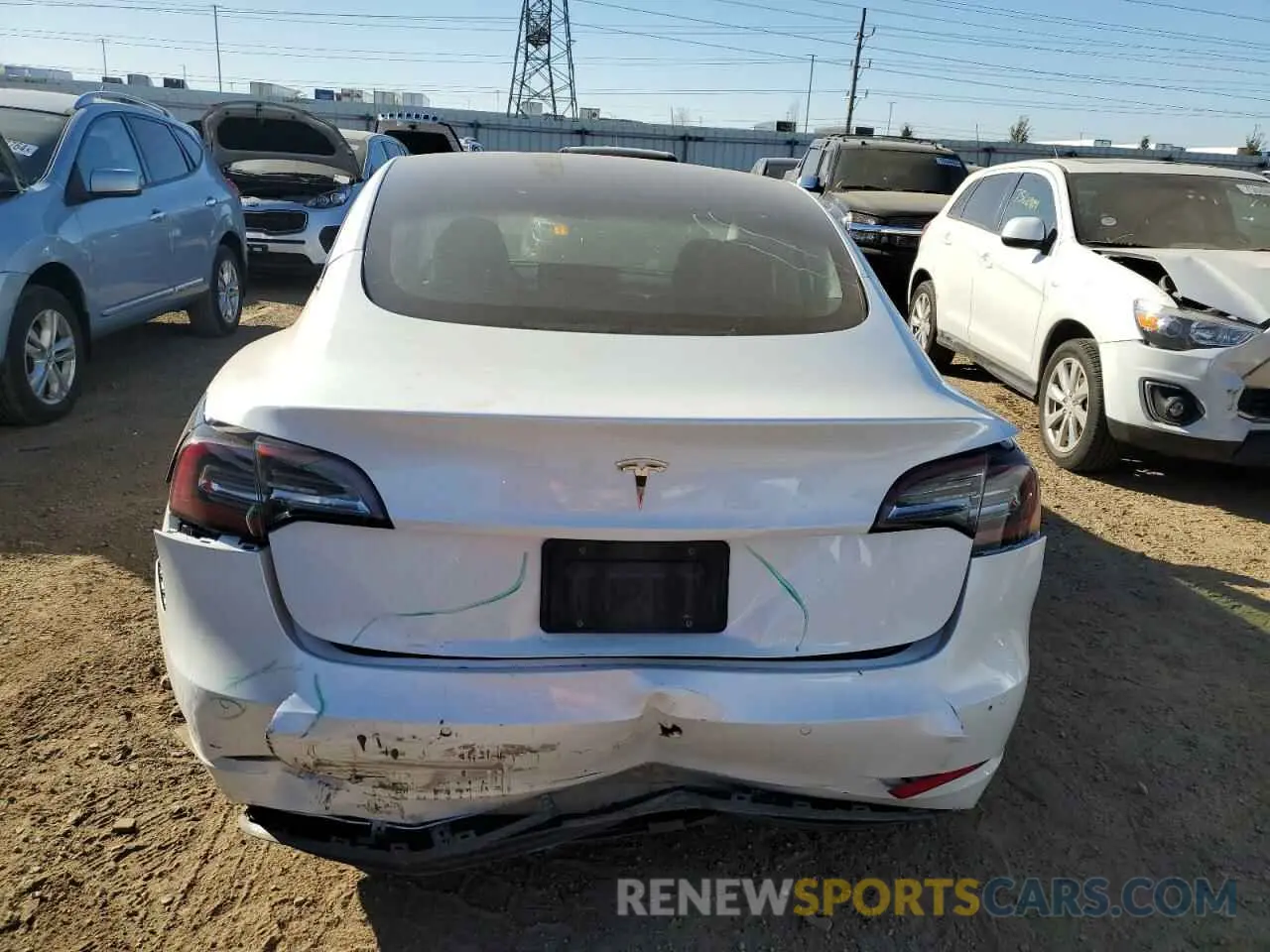6 Фотография поврежденного автомобиля 5YJ3E1EA3MF991627 TESLA MODEL 3 2021