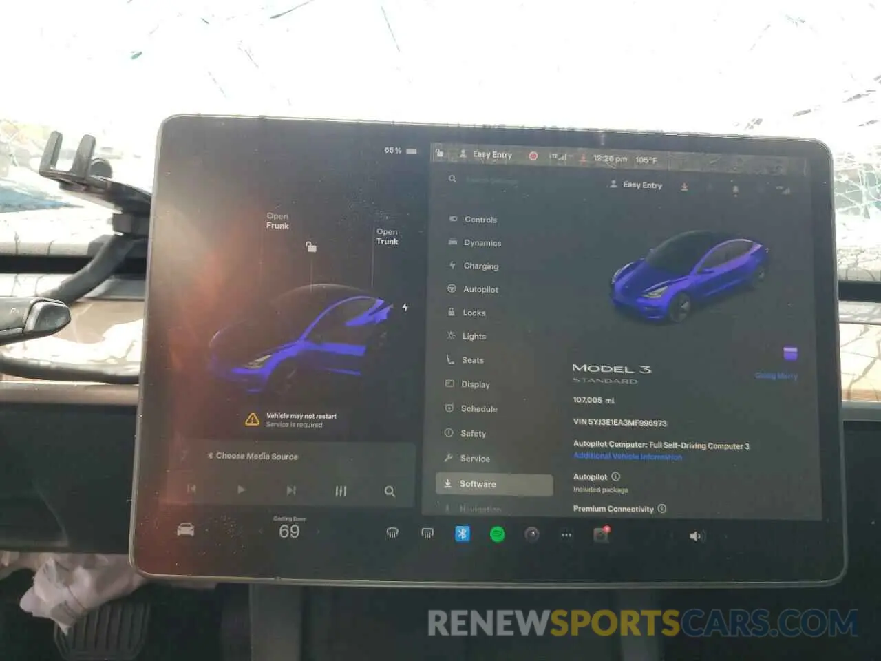 9 Фотография поврежденного автомобиля 5YJ3E1EA3MF996973 TESLA MODEL 3 2021