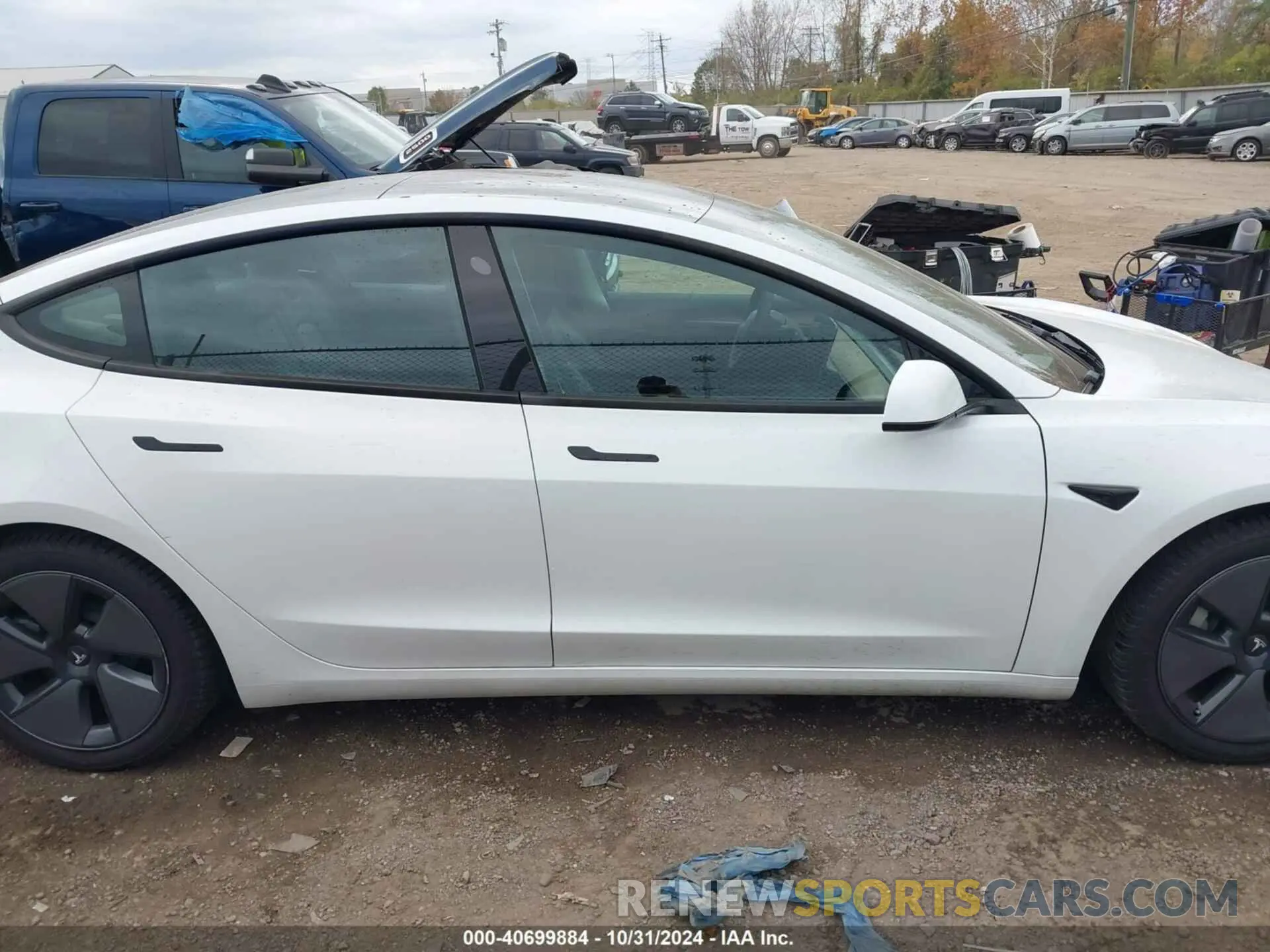 13 Photograph of a damaged car 5YJ3E1EA4MF015856 TESLA MODEL 3 2021