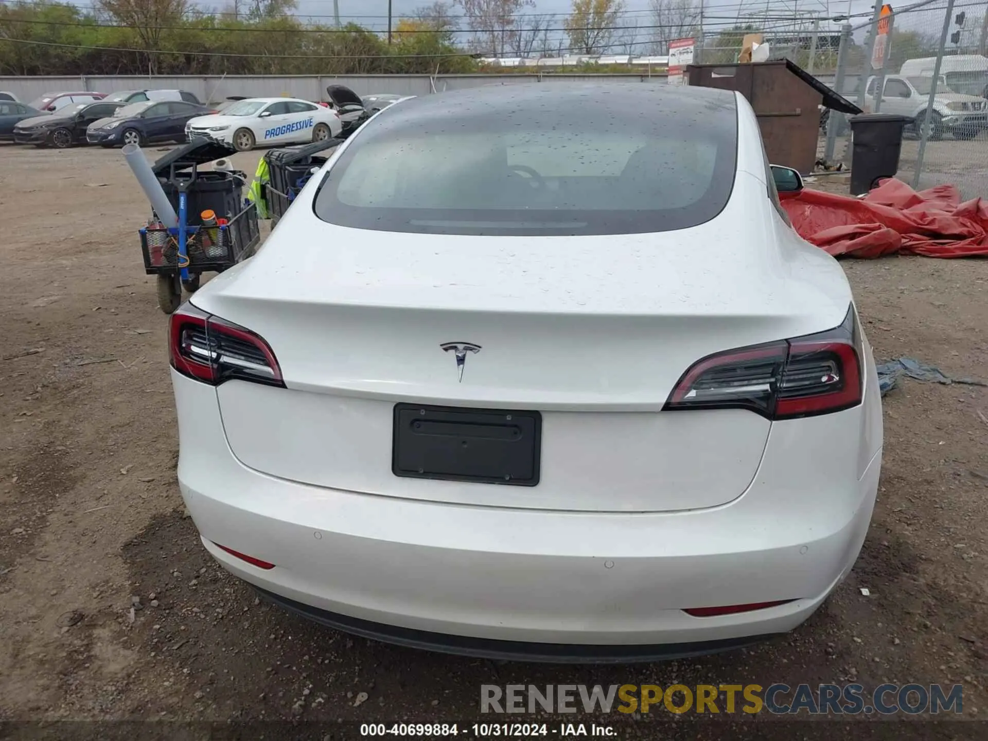 16 Photograph of a damaged car 5YJ3E1EA4MF015856 TESLA MODEL 3 2021