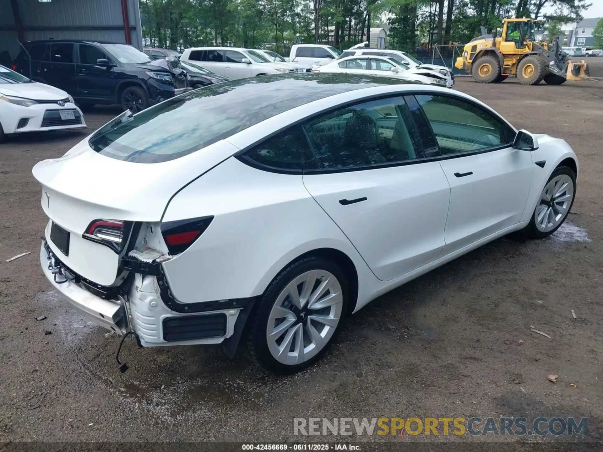 4 Фотография поврежденного автомобиля 5YJ3E1EA4MF043432 TESLA MODEL 3 2021