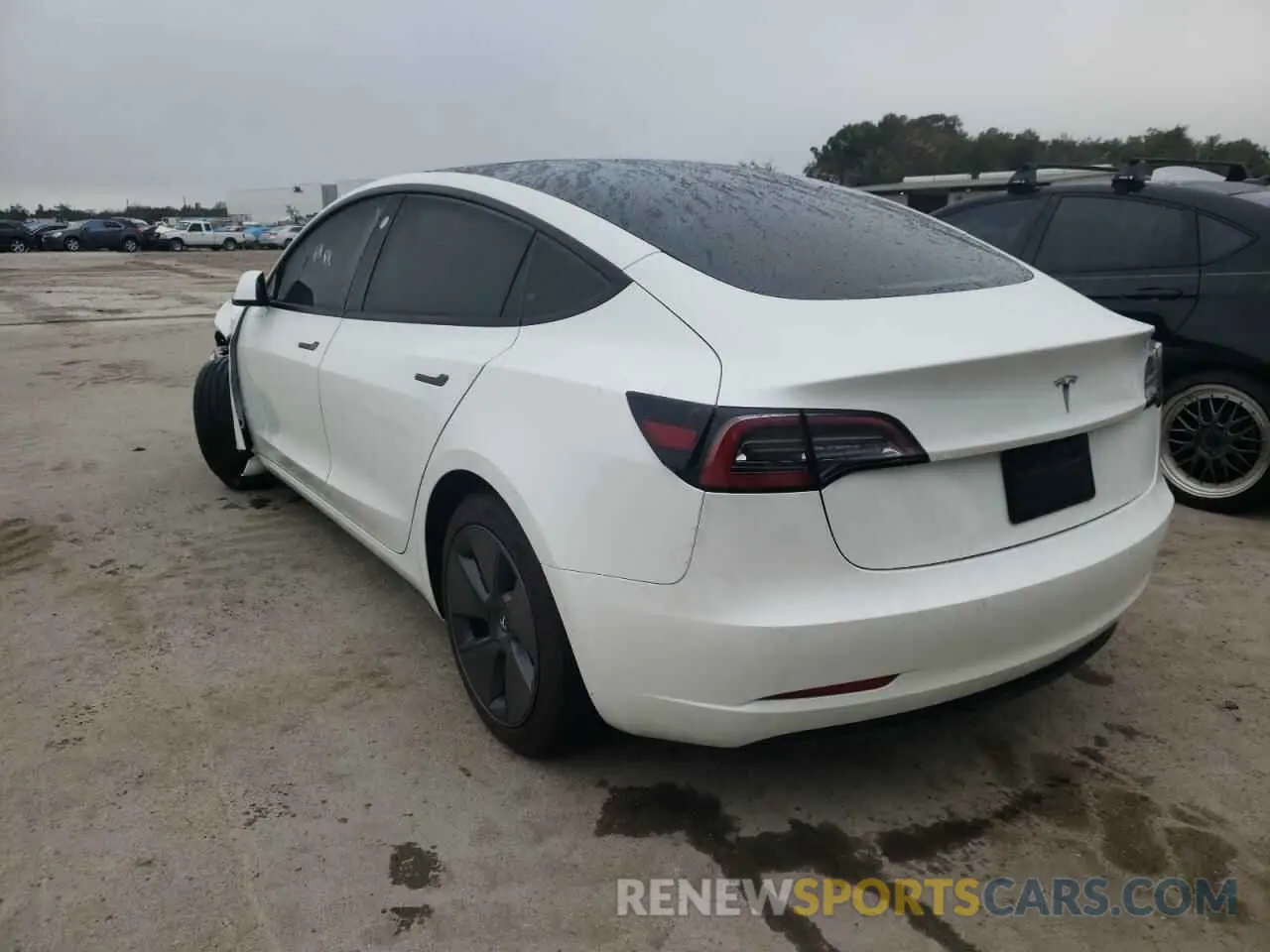 3 Photograph of a damaged car 5YJ3E1EA4MF046945 TESLA MODEL 3 2021