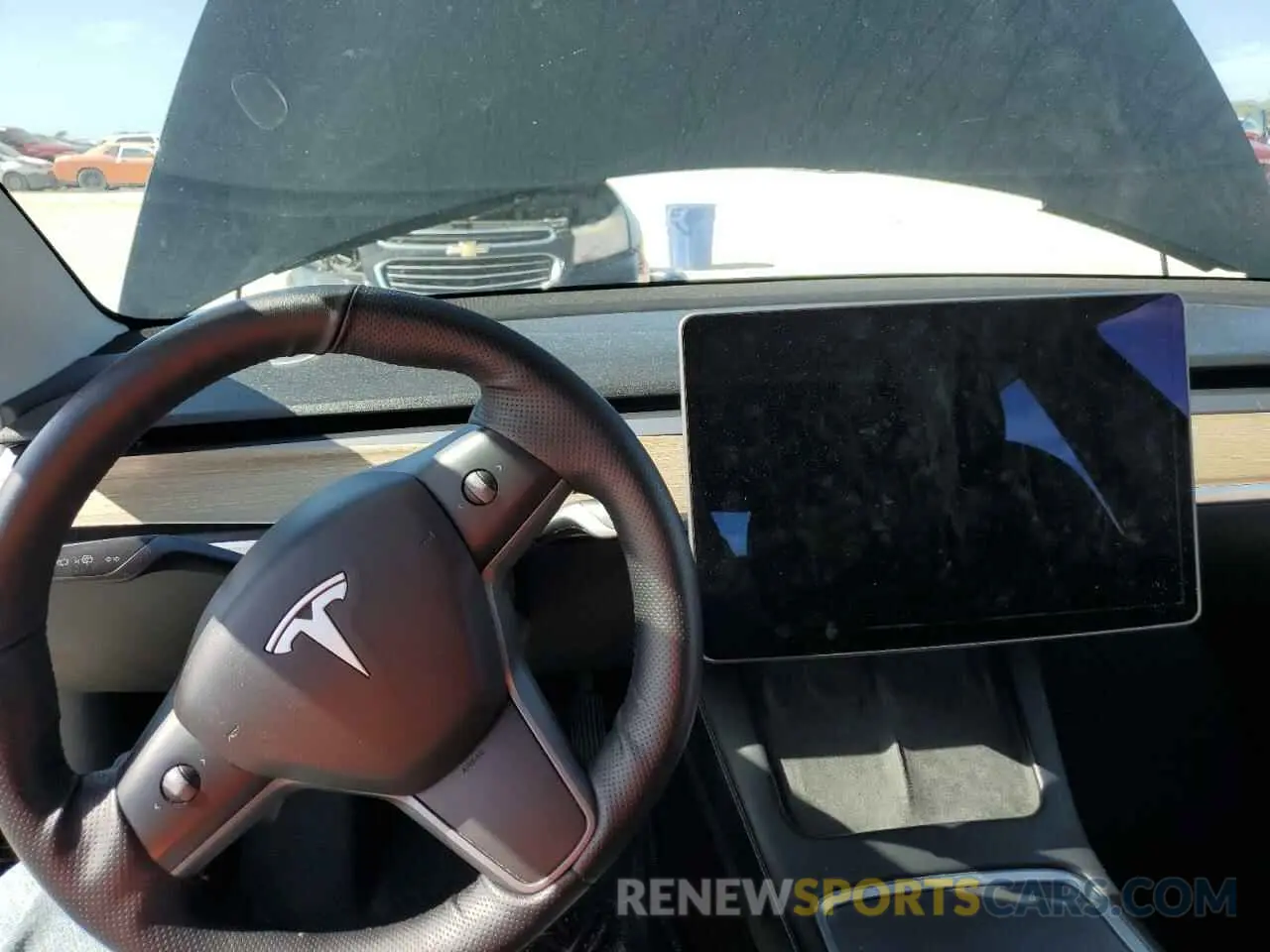 9 Photograph of a damaged car 5YJ3E1EA4MF085616 TESLA MODEL 3 2021