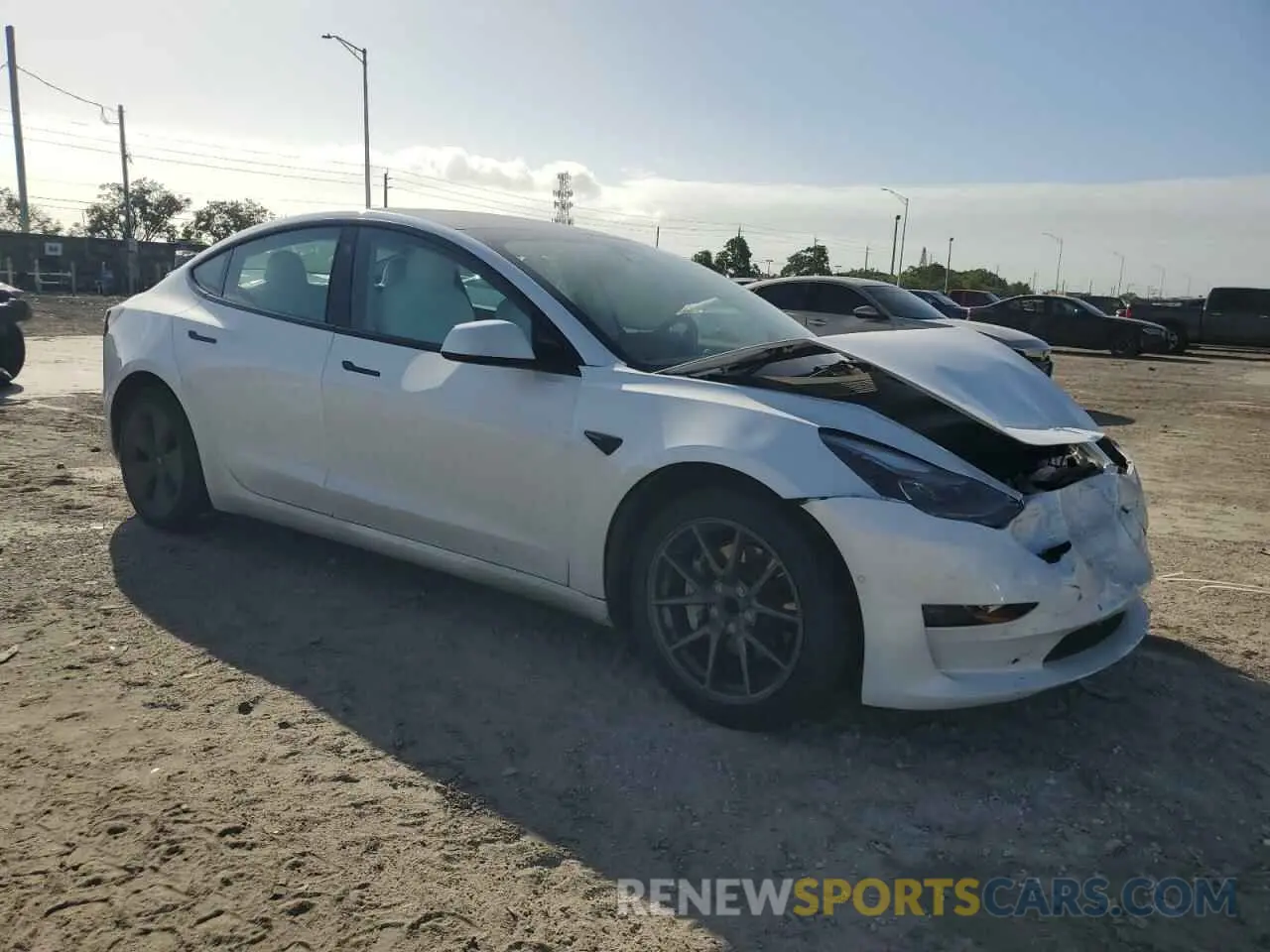 4 Фотография поврежденного автомобиля 5YJ3E1EA4MF089259 TESLA MODEL 3 2021