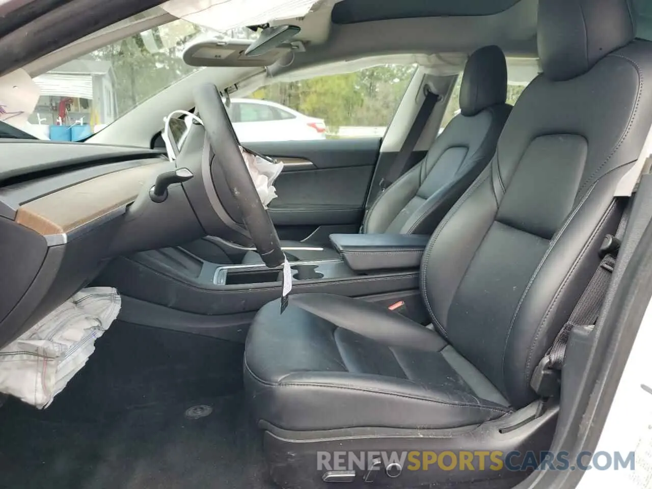 7 Photograph of a damaged car 5YJ3E1EA4MF100258 TESLA MODEL 3 2021
