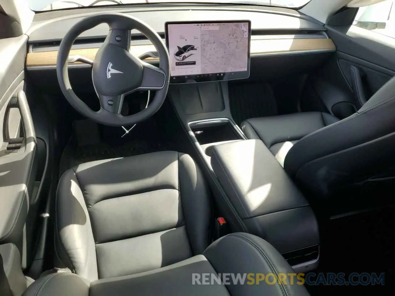 8 Photograph of a damaged car 5YJ3E1EA4MF838500 TESLA MODEL 3 2021