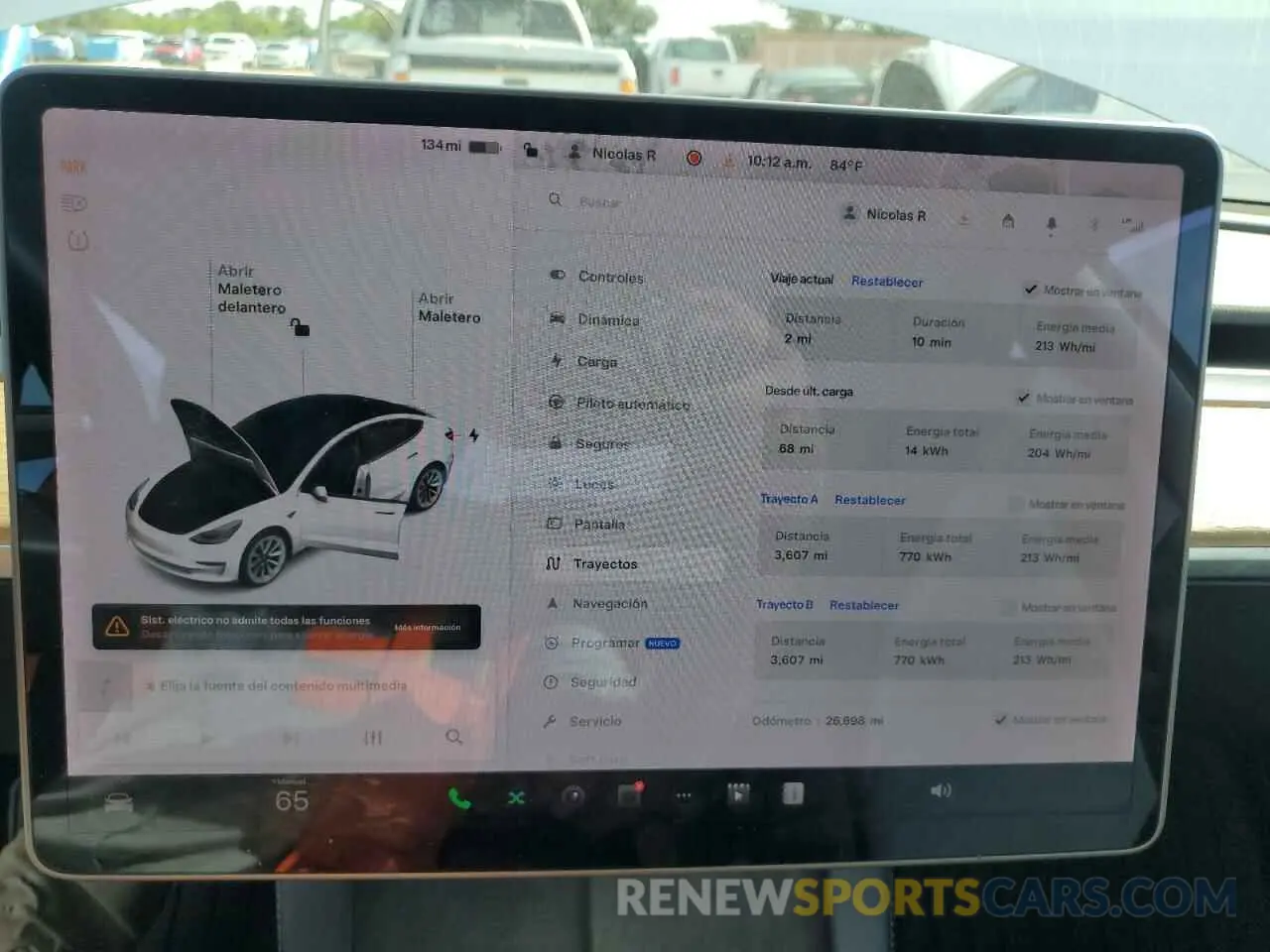 9 Photograph of a damaged car 5YJ3E1EA4MF838500 TESLA MODEL 3 2021