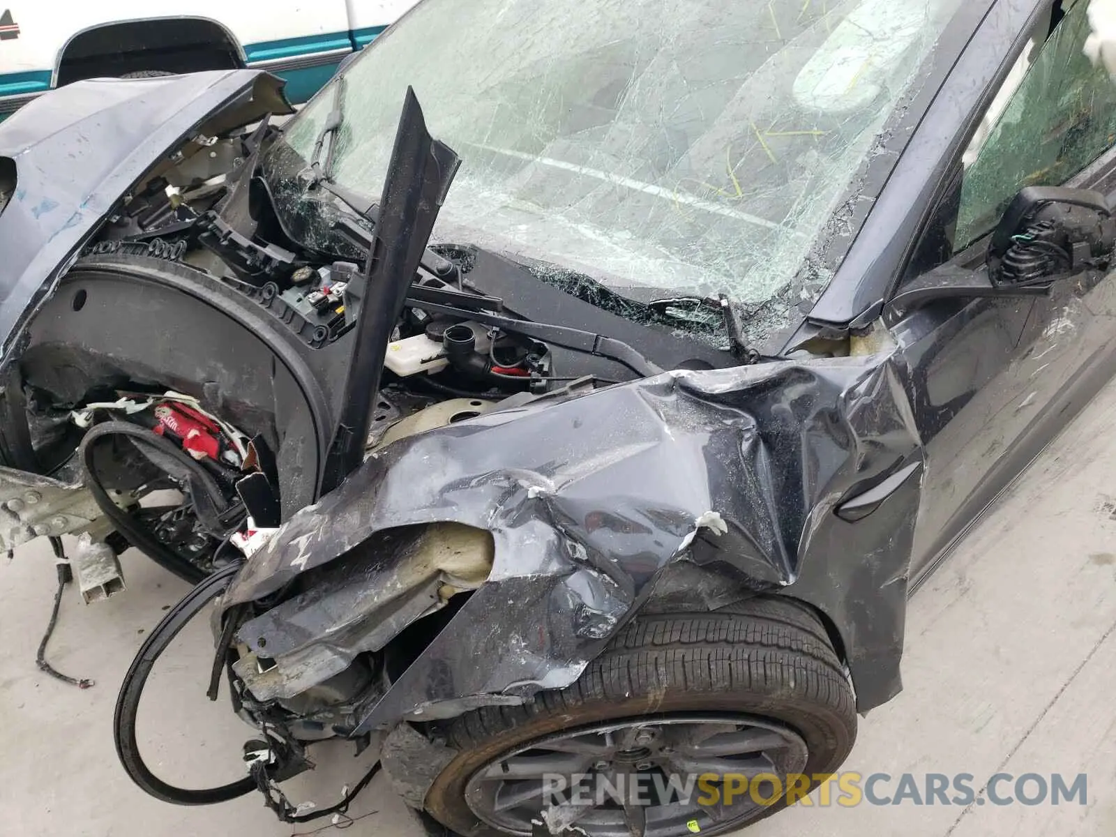 9 Photograph of a damaged car 5YJ3E1EA4MF858648 TESLA MODEL 3 2021