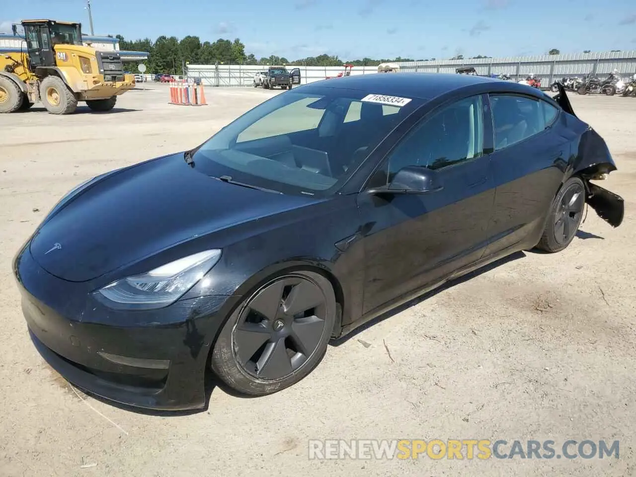 1 Фотография поврежденного автомобиля 5YJ3E1EA4MF860447 TESLA MODEL 3 2021