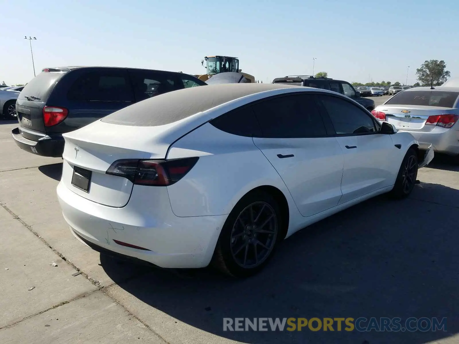 4 Photograph of a damaged car 5YJ3E1EA4MF873294 TESLA MODEL 3 2021
