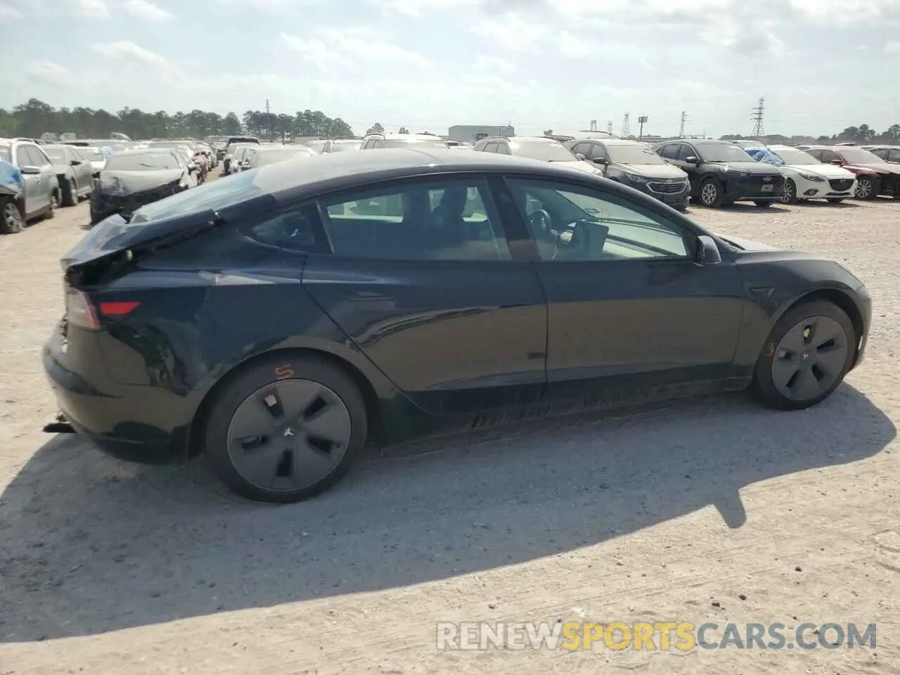 3 Фотография поврежденного автомобиля 5YJ3E1EA4MF877717 TESLA MODEL 3 2021