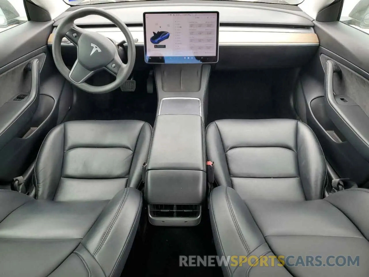 8 Фотография поврежденного автомобиля 5YJ3E1EA4MF877717 TESLA MODEL 3 2021