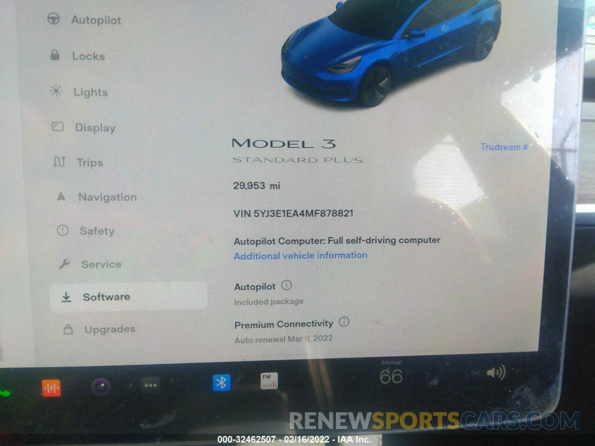 7 Photograph of a damaged car 5YJ3E1EA4MF878821 TESLA MODEL 3 2021