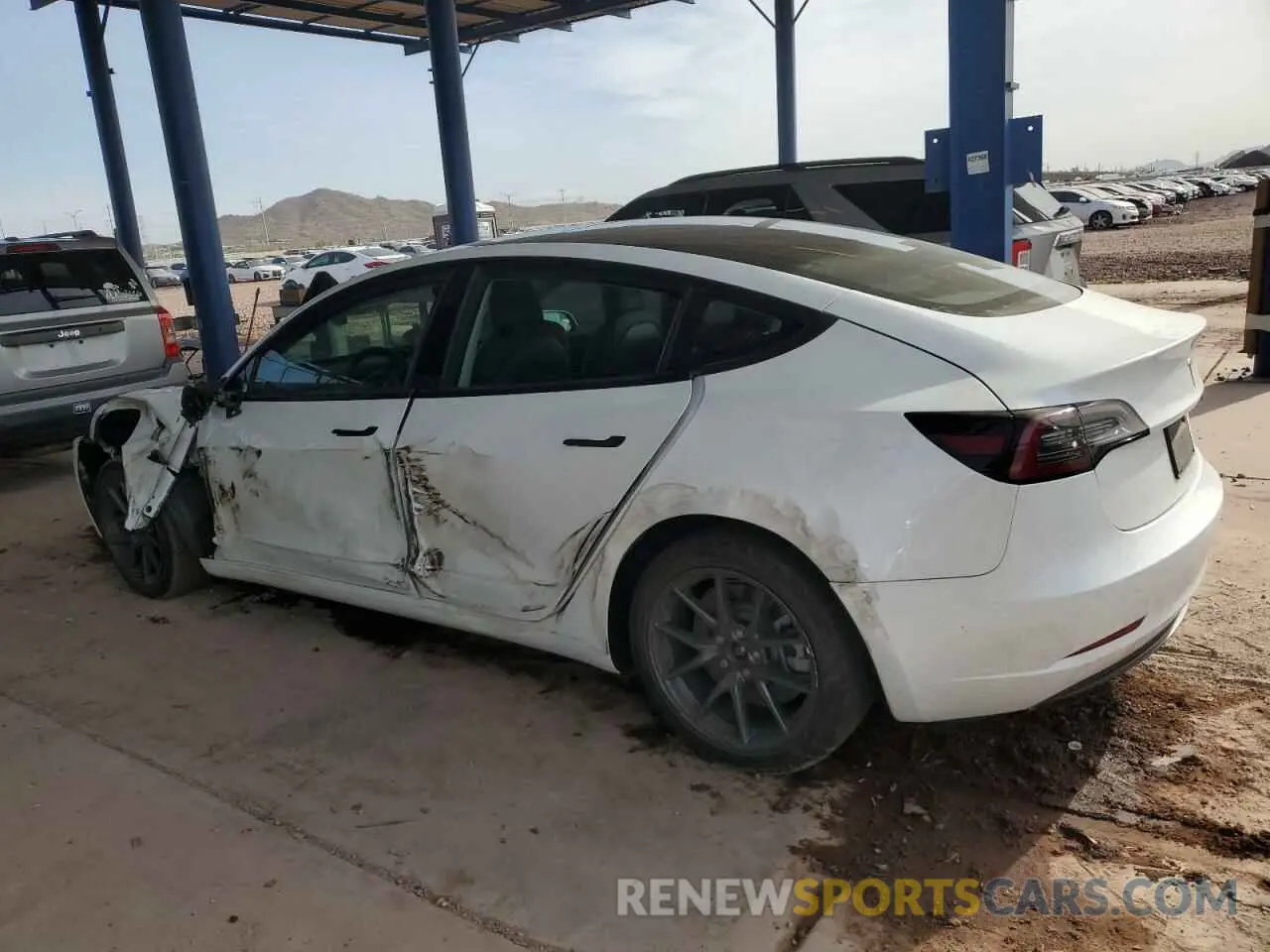 2 Фотография поврежденного автомобиля 5YJ3E1EA4MF911364 TESLA MODEL 3 2021