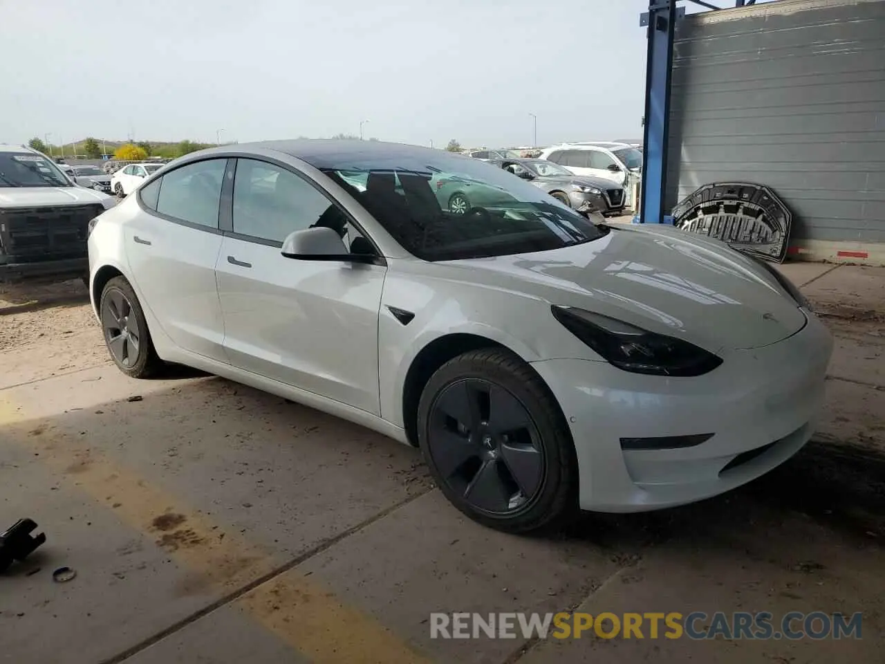 4 Фотография поврежденного автомобиля 5YJ3E1EA4MF911364 TESLA MODEL 3 2021