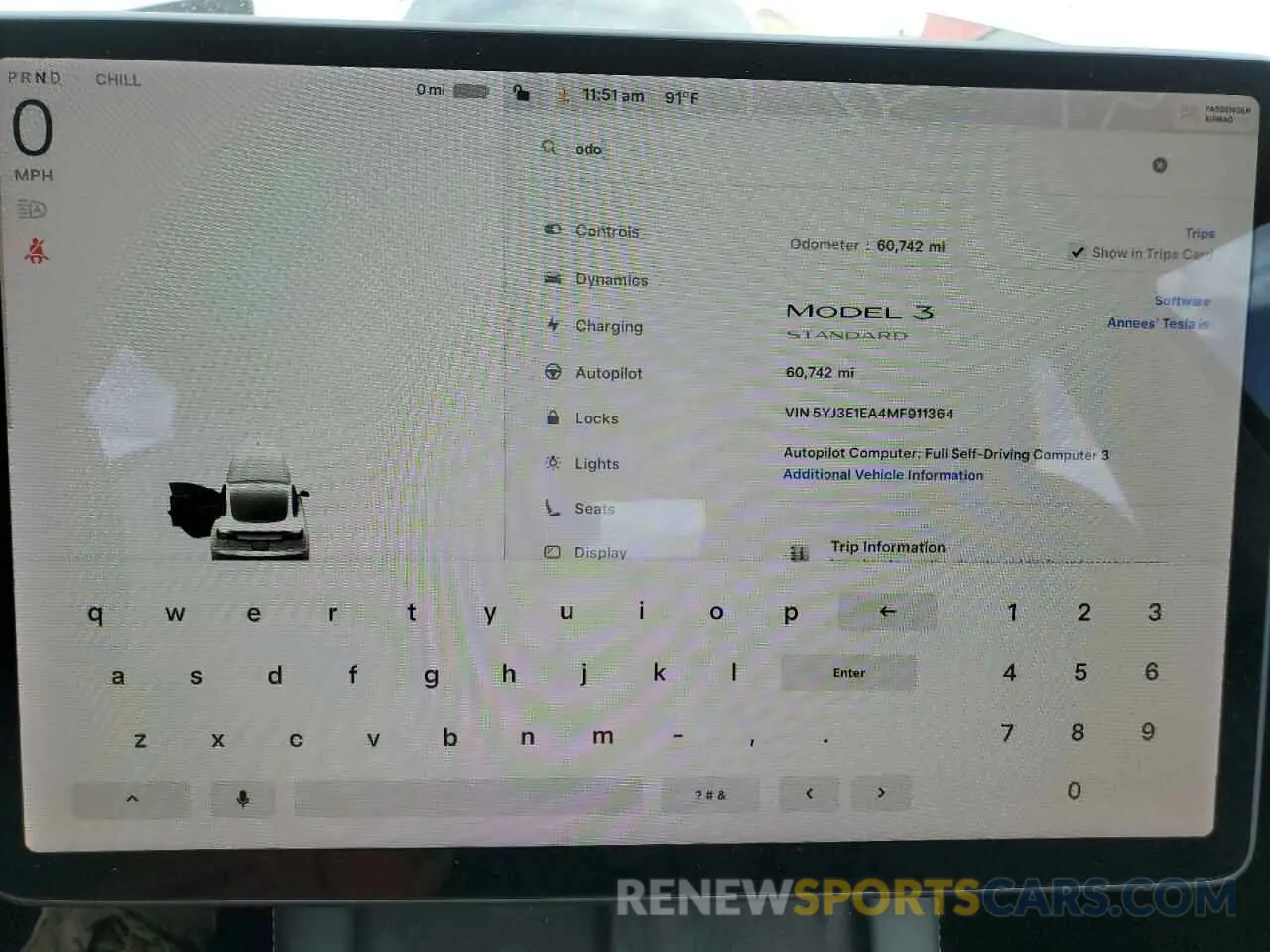 9 Фотография поврежденного автомобиля 5YJ3E1EA4MF911364 TESLA MODEL 3 2021