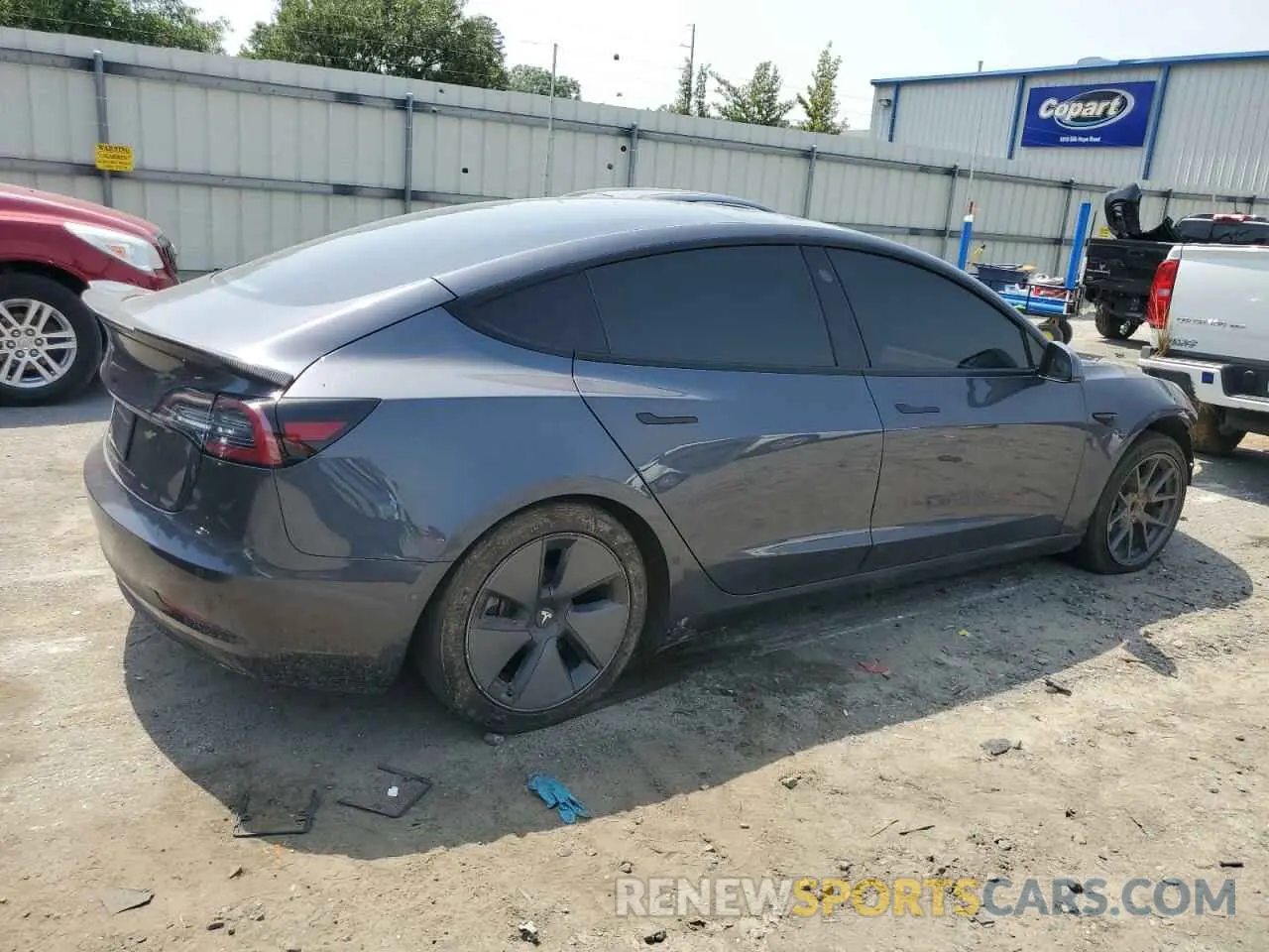 3 Фотография поврежденного автомобиля 5YJ3E1EA4MF914877 TESLA MODEL 3 2021