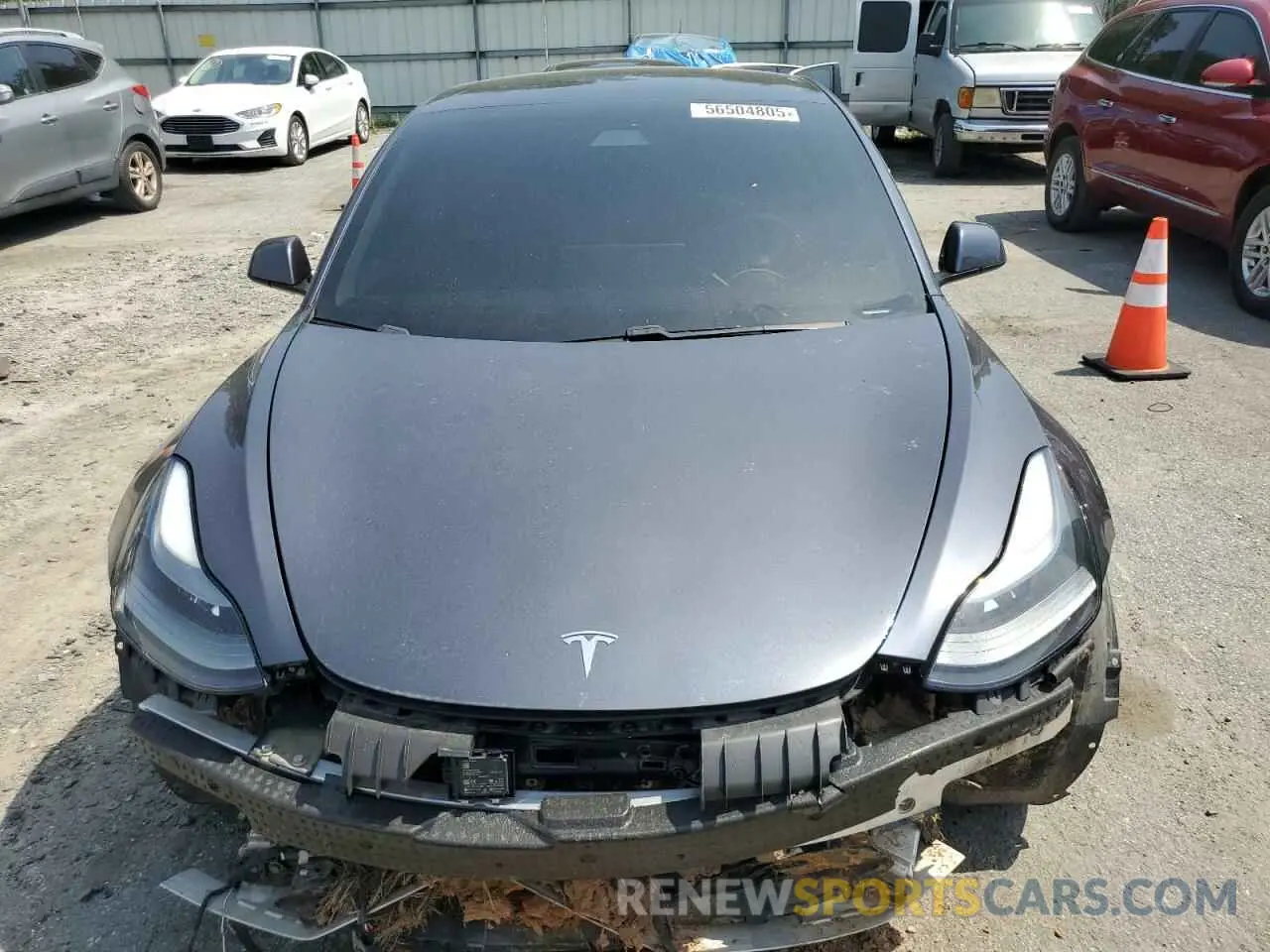 5 Фотография поврежденного автомобиля 5YJ3E1EA4MF914877 TESLA MODEL 3 2021