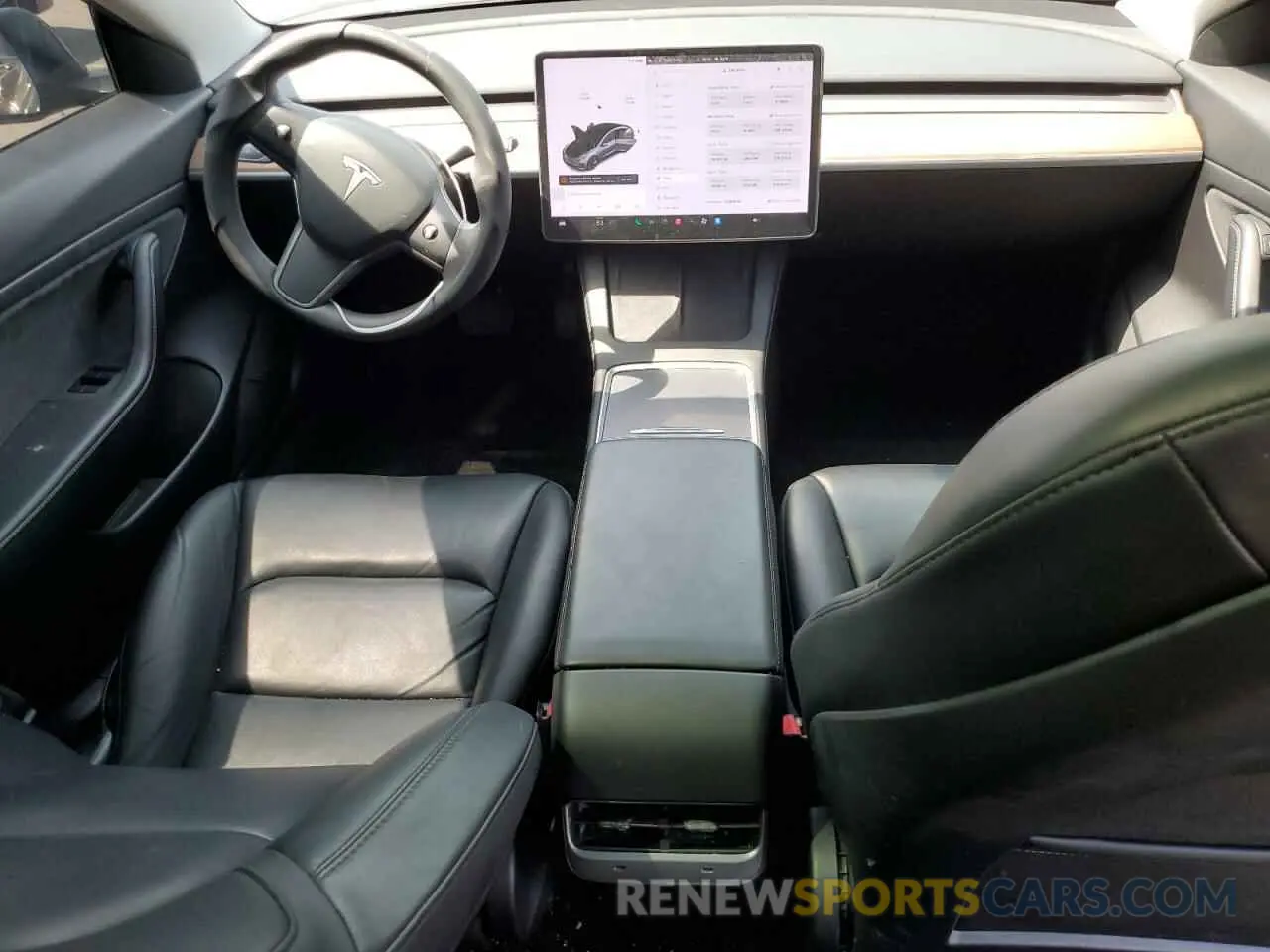 8 Фотография поврежденного автомобиля 5YJ3E1EA4MF914877 TESLA MODEL 3 2021