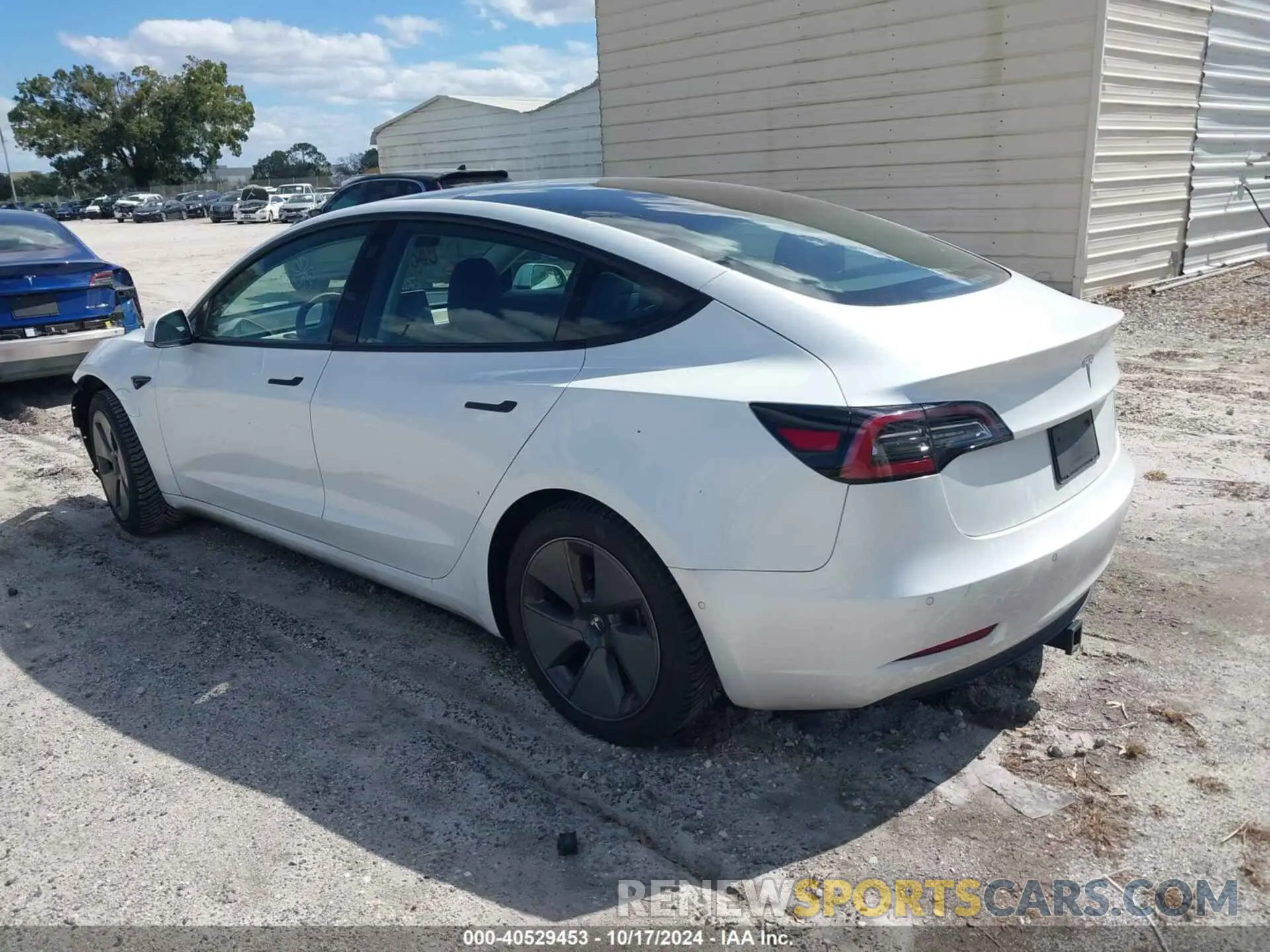 3 Photograph of a damaged car 5YJ3E1EA4MF915253 TESLA MODEL 3 2021