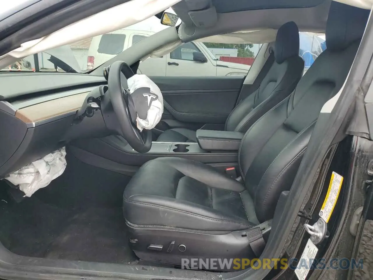 7 Photograph of a damaged car 5YJ3E1EA4MF917357 TESLA MODEL 3 2021