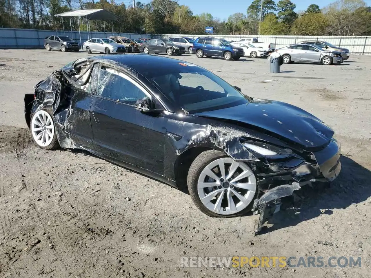 4 Photograph of a damaged car 5YJ3E1EA4MF920047 TESLA MODEL 3 2021